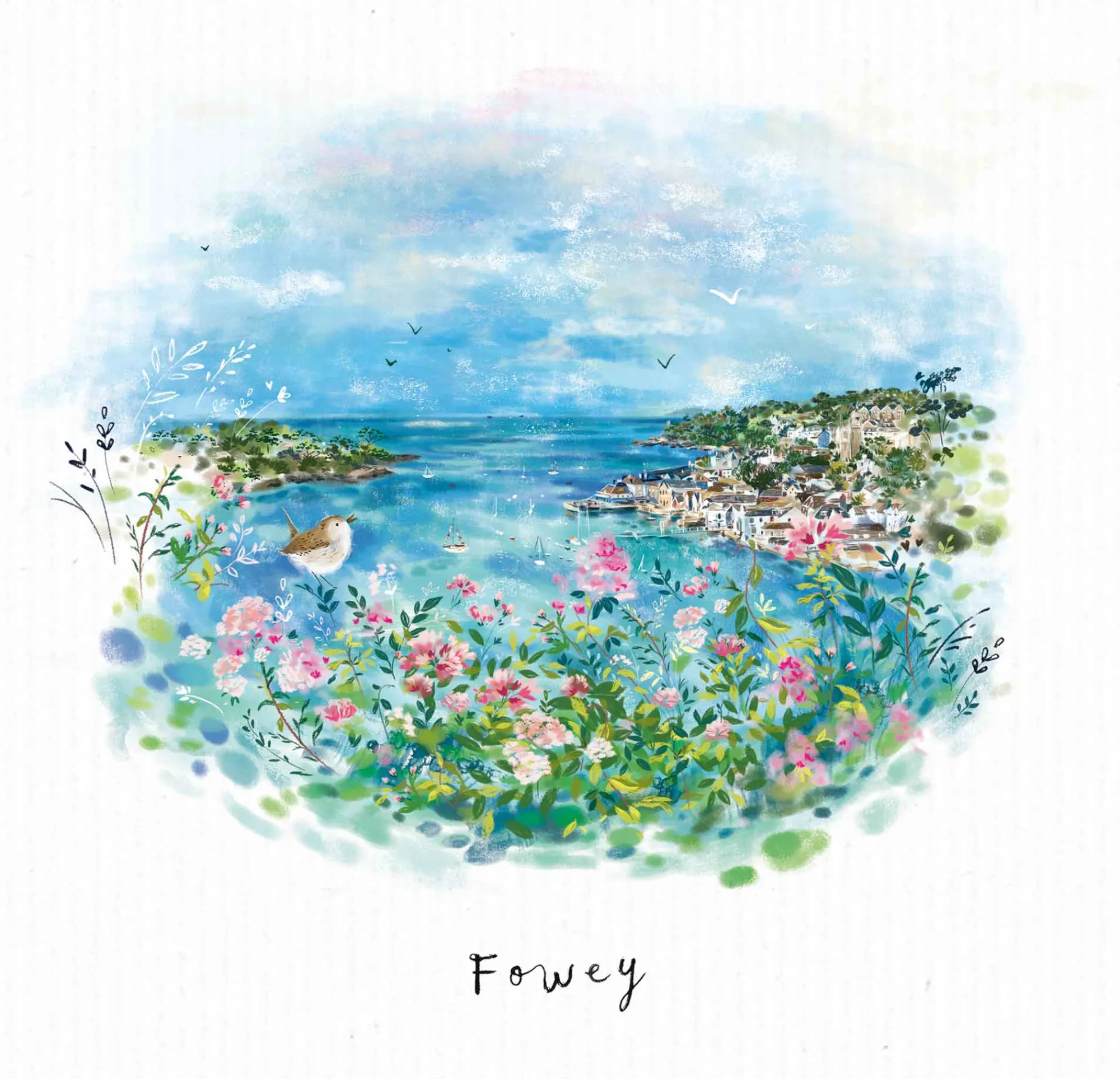 Unframed Prints*Whistlefish - Fowey Dream View Small Art Print