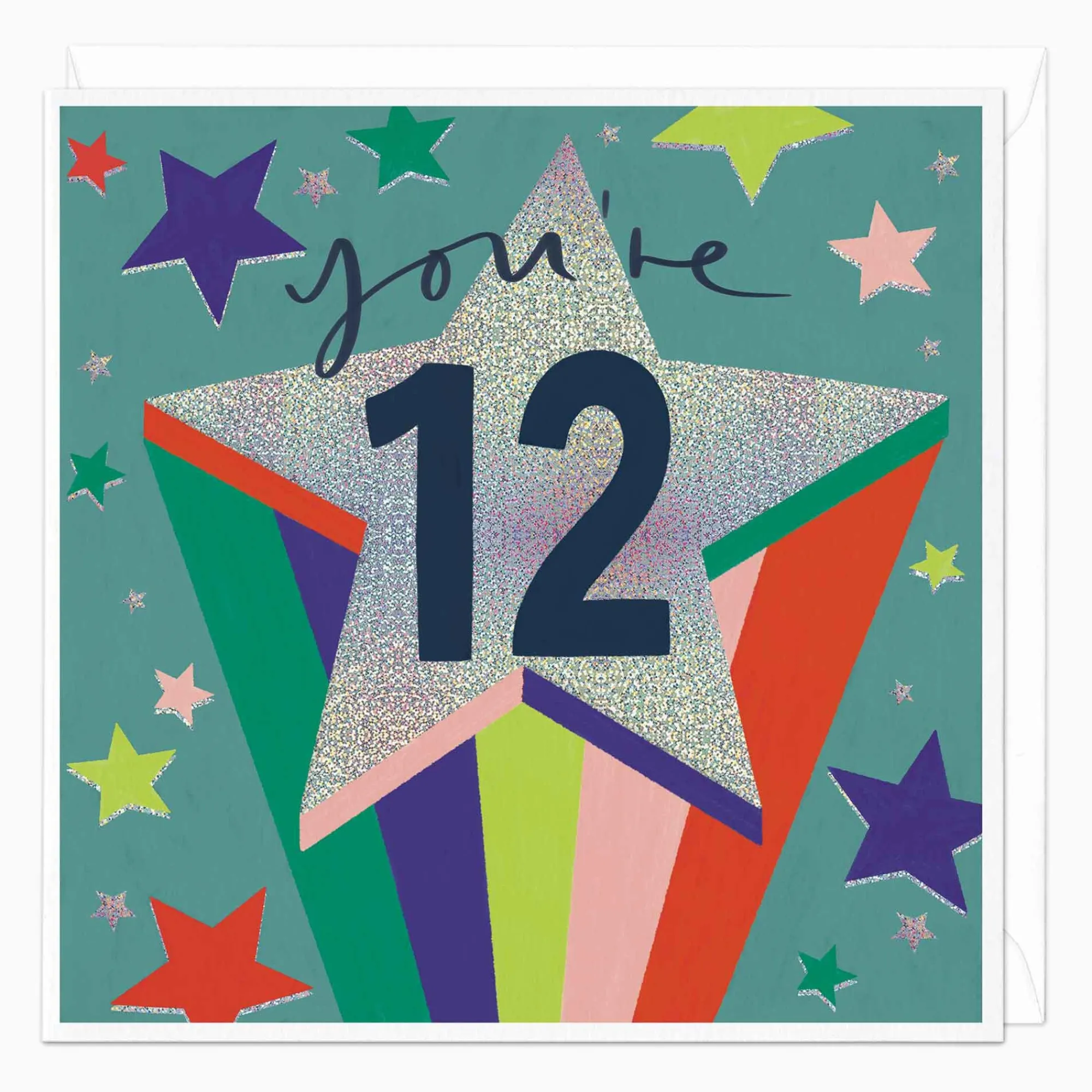 Birthday|By Age*Whistlefish 12 Star Birthday Card