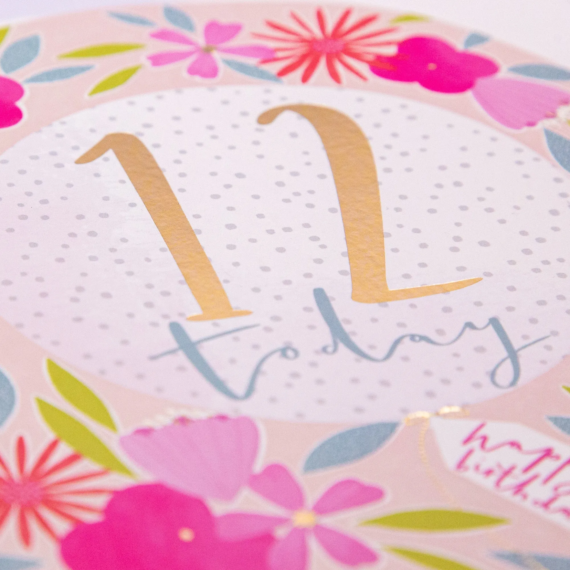 Birthday|By Age*Whistlefish 12 Today Blooming Arch Card