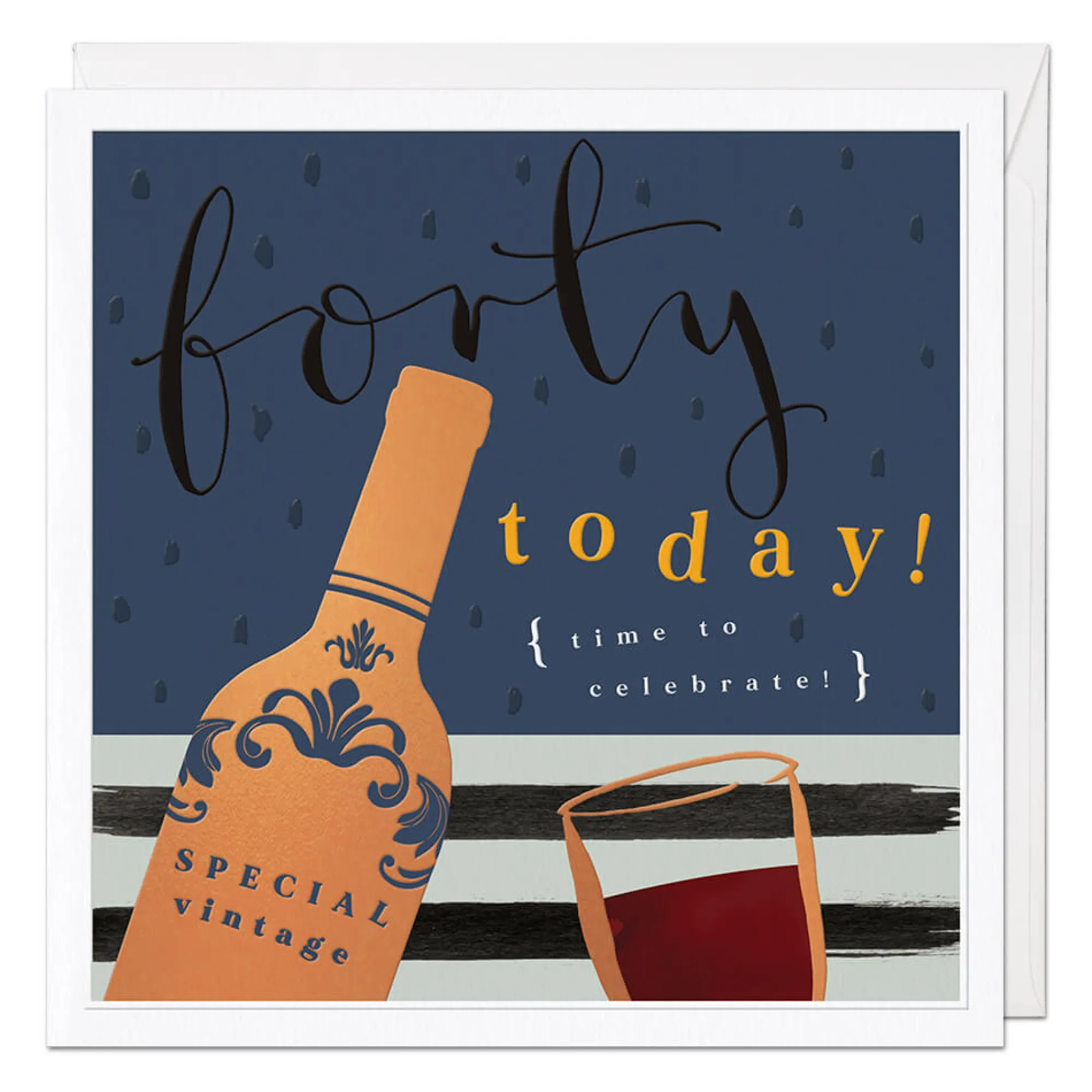 Birthday|Birthday*Whistlefish 40 Today! Luxury Birthday Card