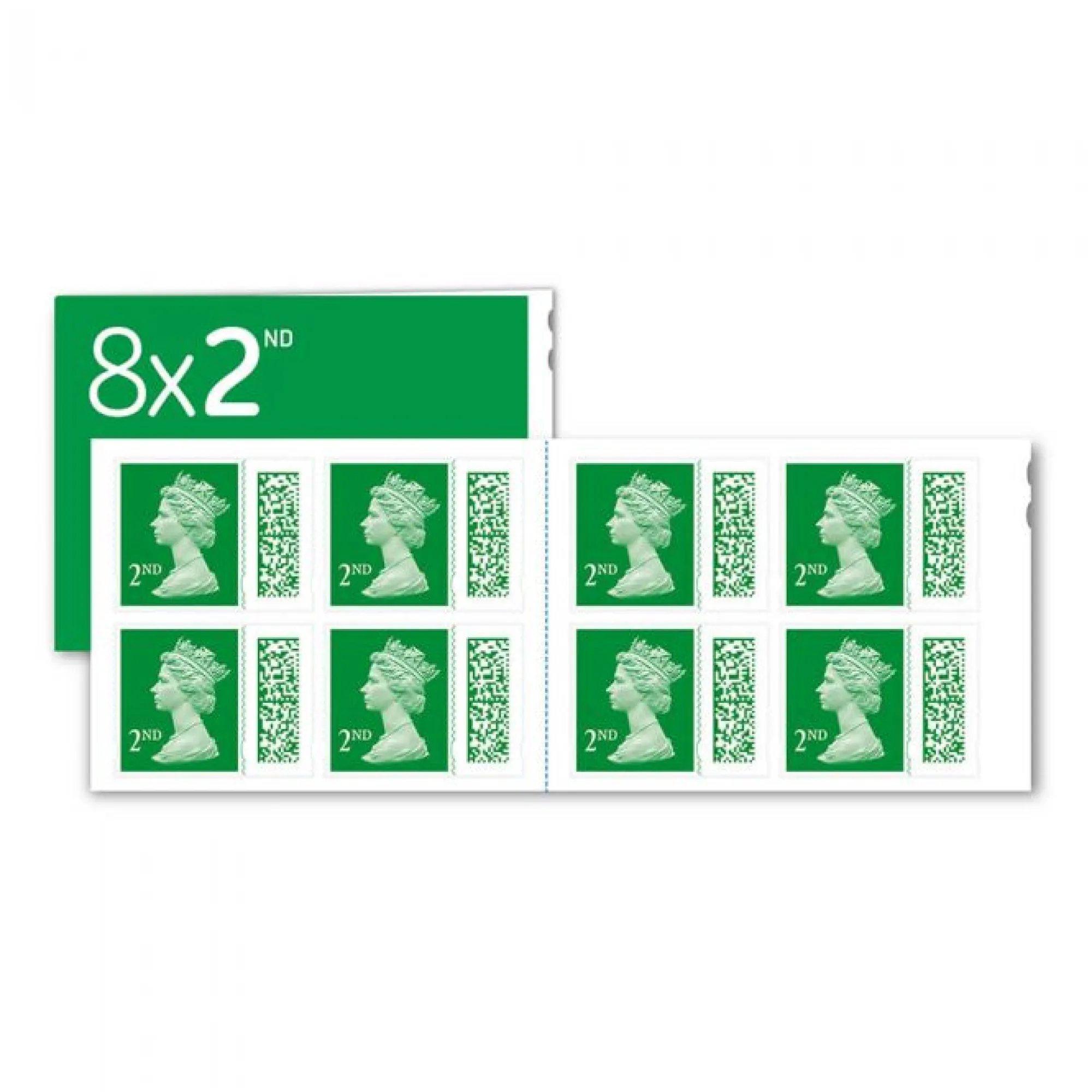 Stamps*Whistlefish 8 x 2nd Class Stamps