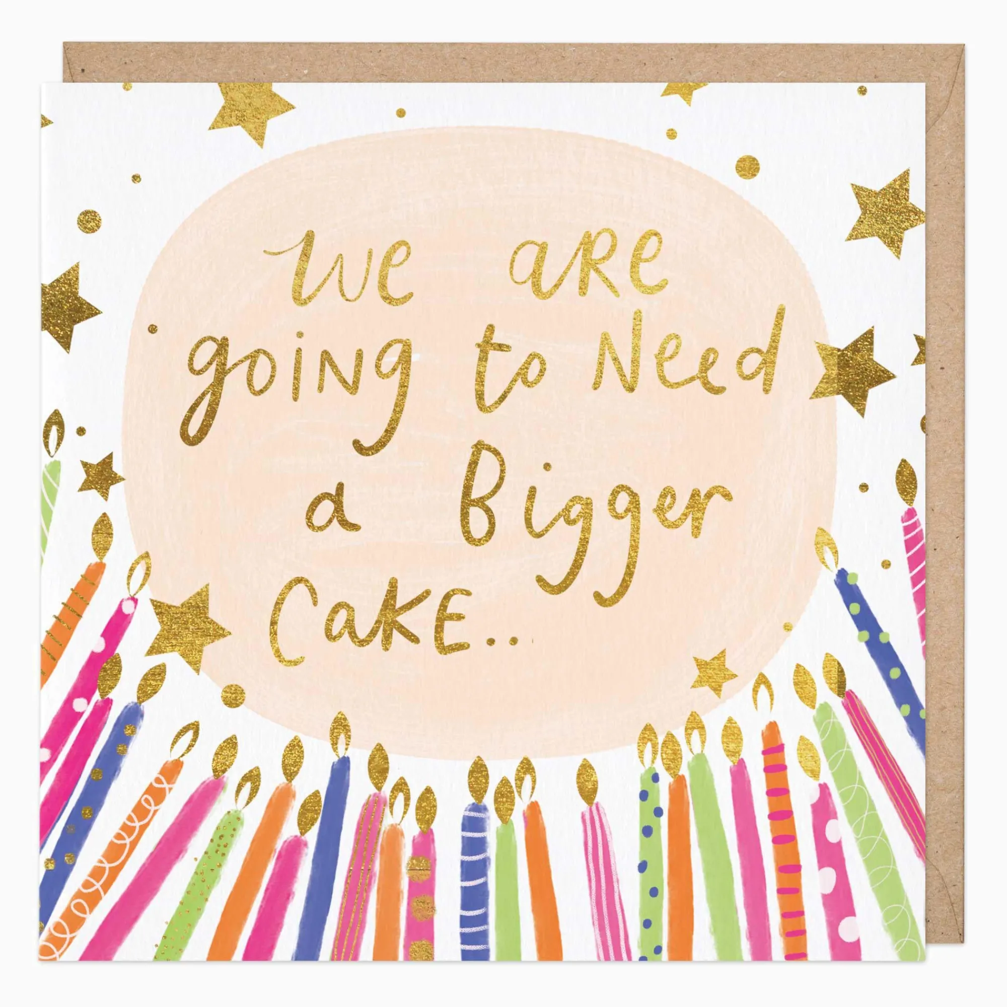 Birthday*Whistlefish A Bigger Cake Birthday Card