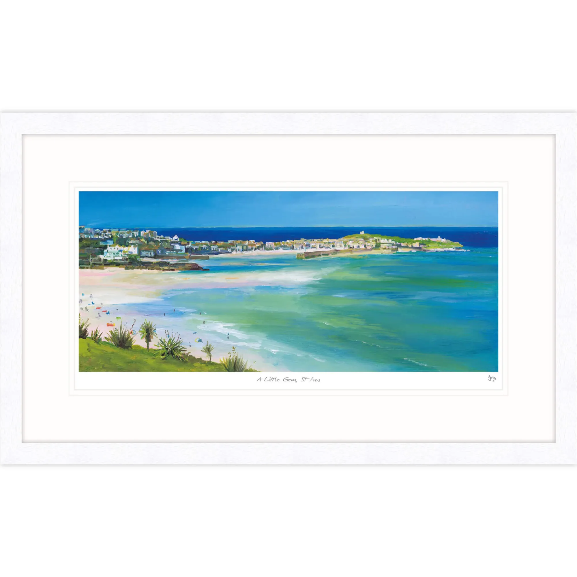 St Ives|Cornwall*Whistlefish A Little Gem St Ives Framed Print