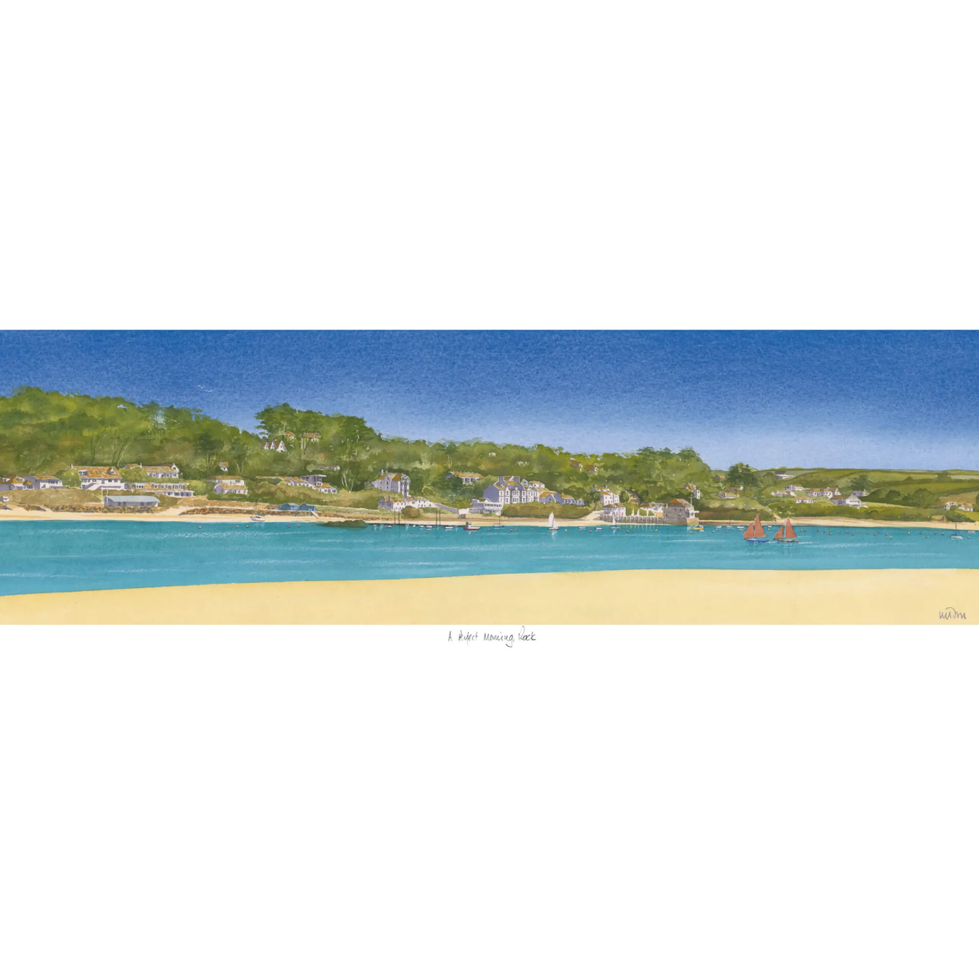 Unframed Prints*Whistlefish A Perfect Morning, Rock Art Print