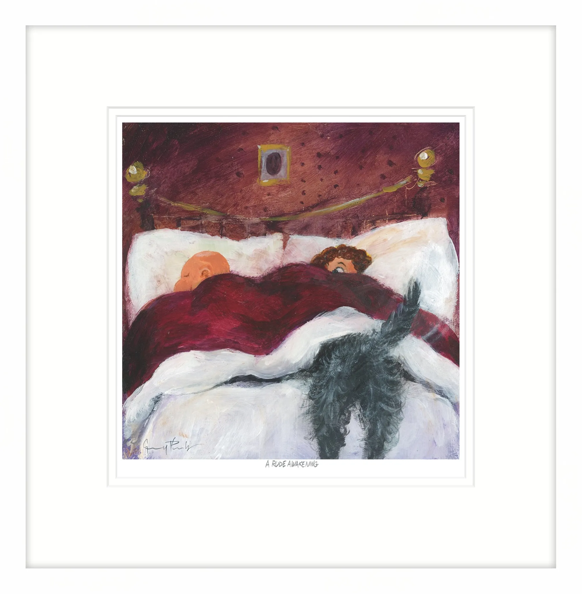 Framed Prints*Whistlefish A Rude Awakening Framed Print