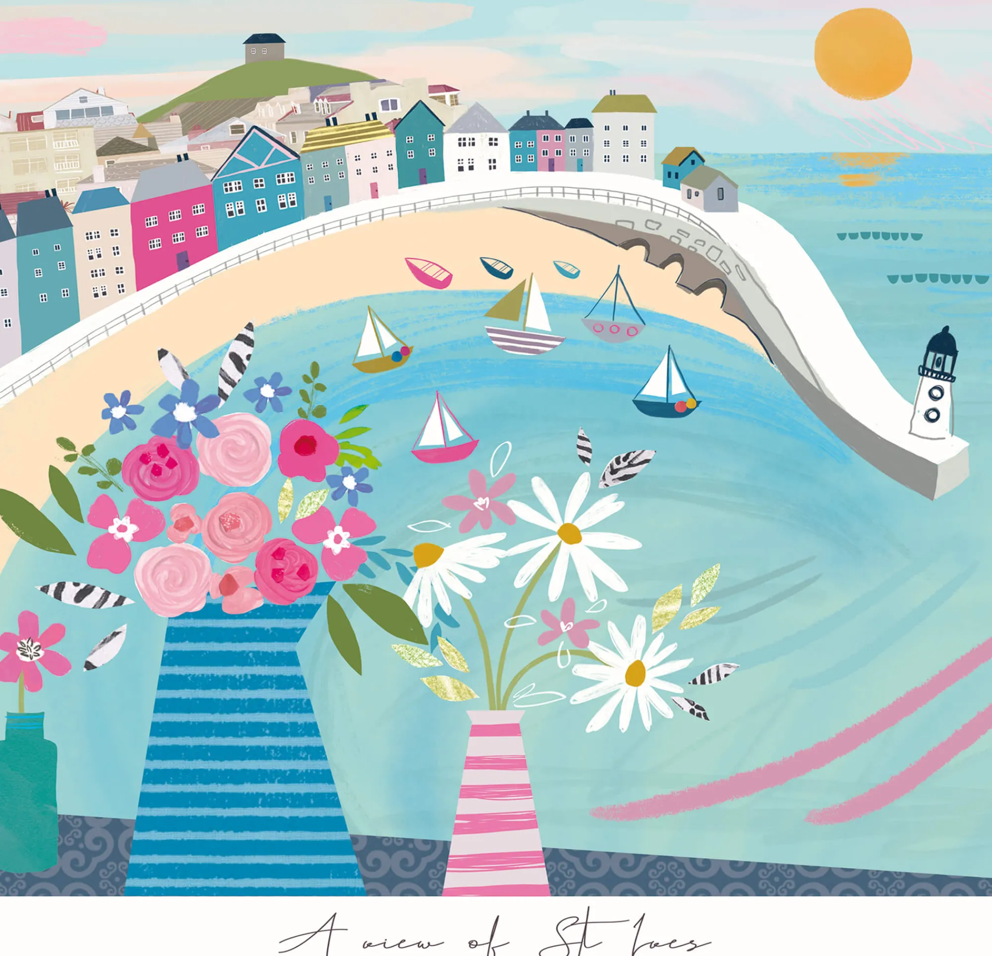 Unframed Prints*Whistlefish A View Of St Ives Art Print