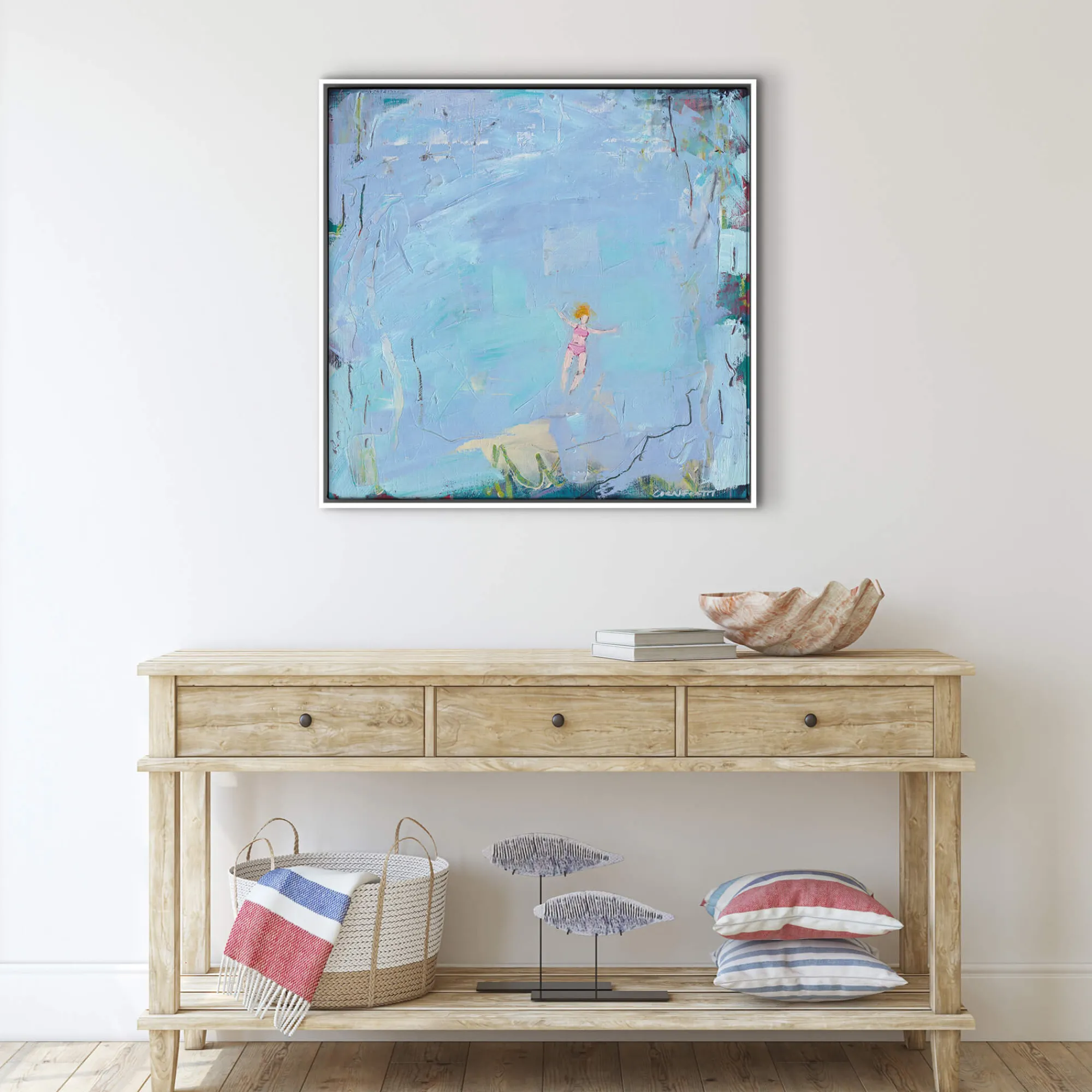 Coastal Scenes|Framed Canvas*Whistlefish A Way To Unwind Framed Canvas