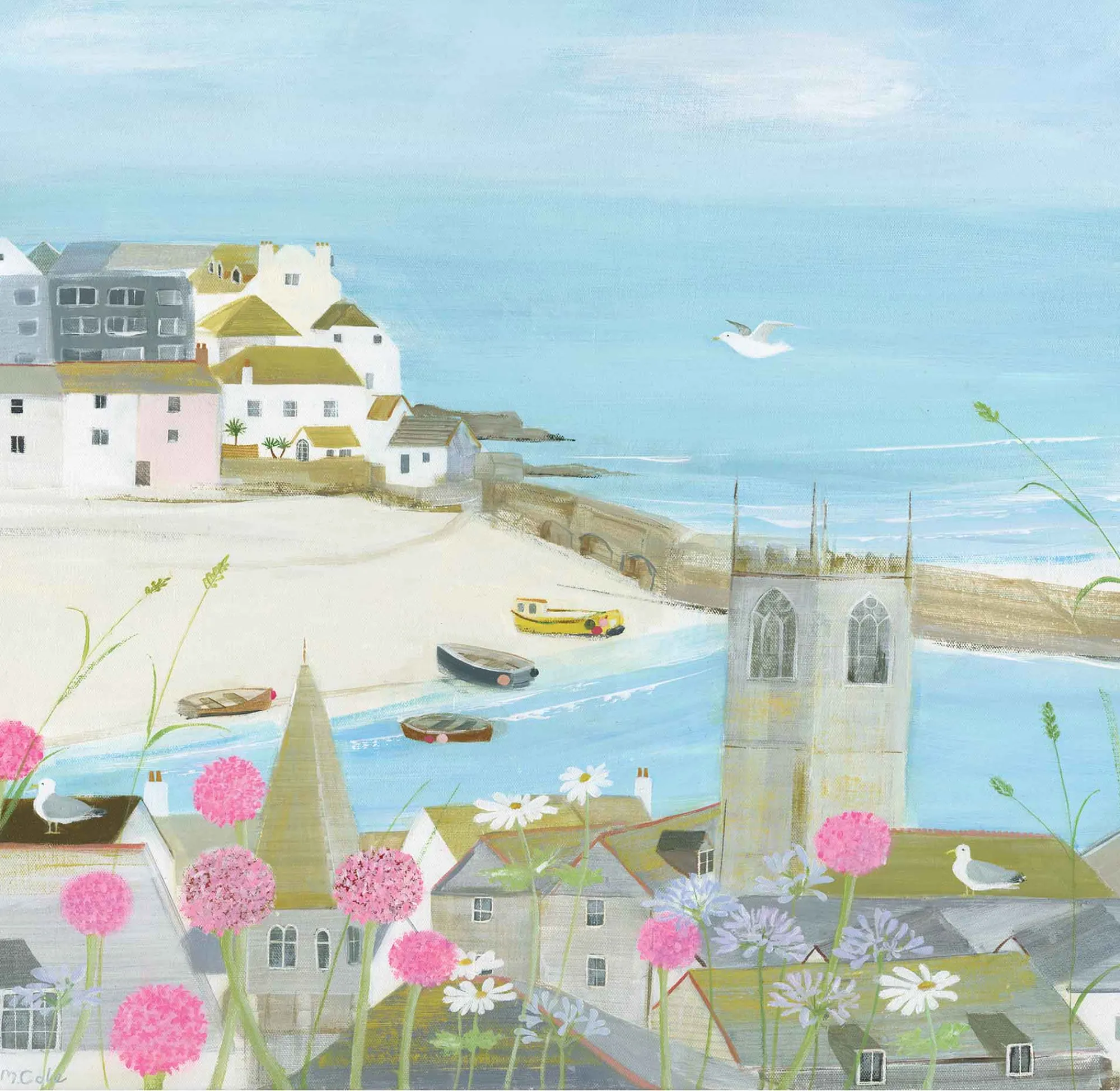 Unframed Prints*Whistlefish Above The Harbour Art Print