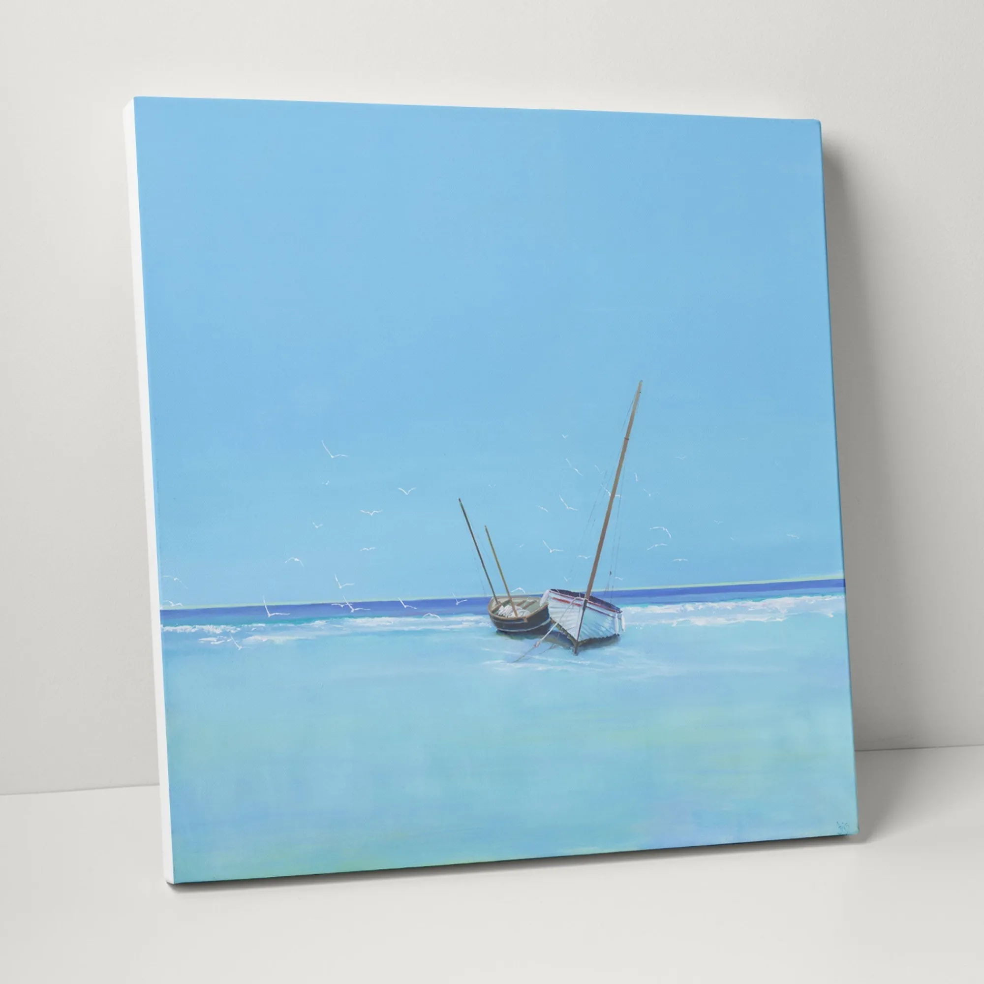 Coastal Scenes|Canvas*Whistlefish Above The Tide Line Canvas