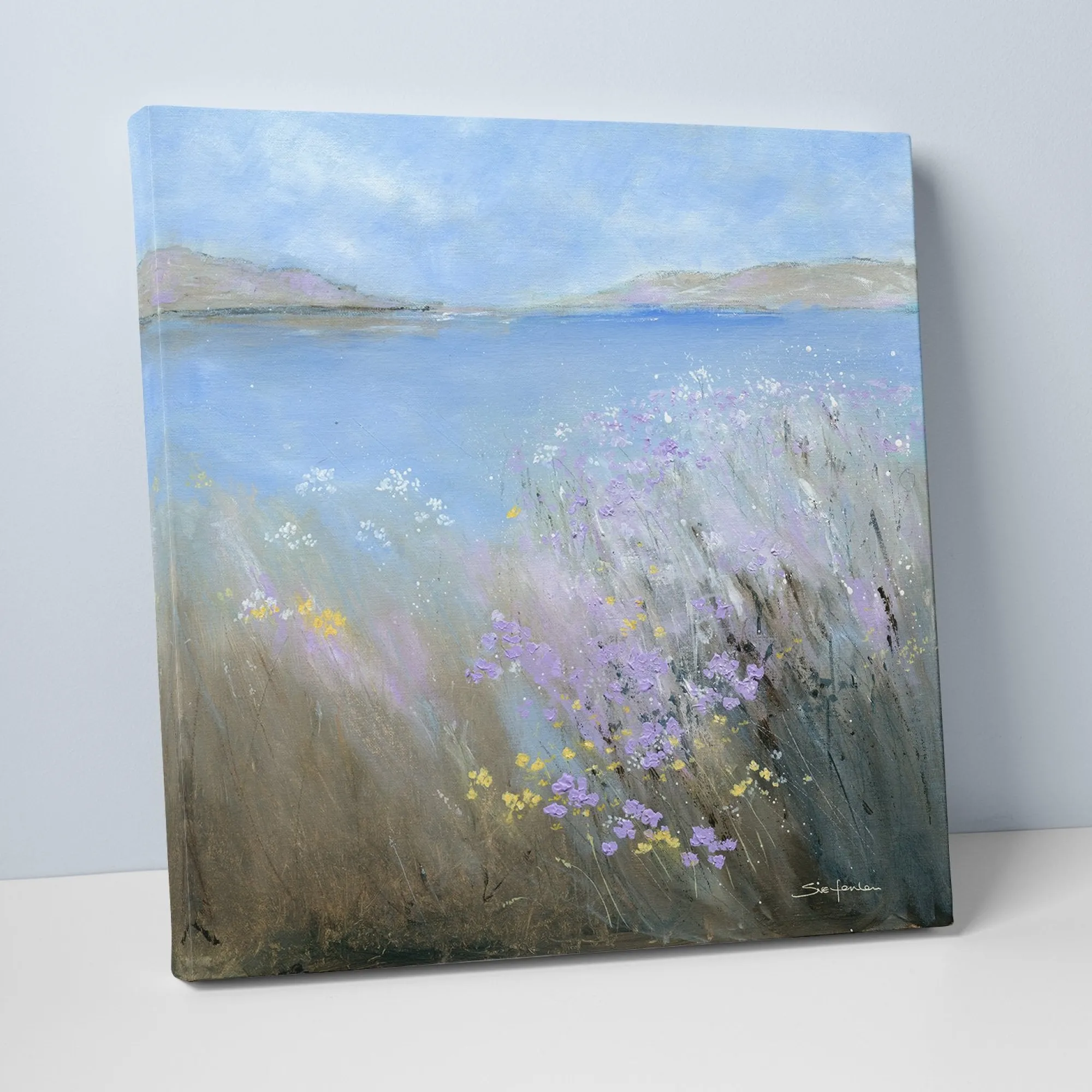 Coastal Scenes|Canvas*Whistlefish Across The Estuary Medium Canvas