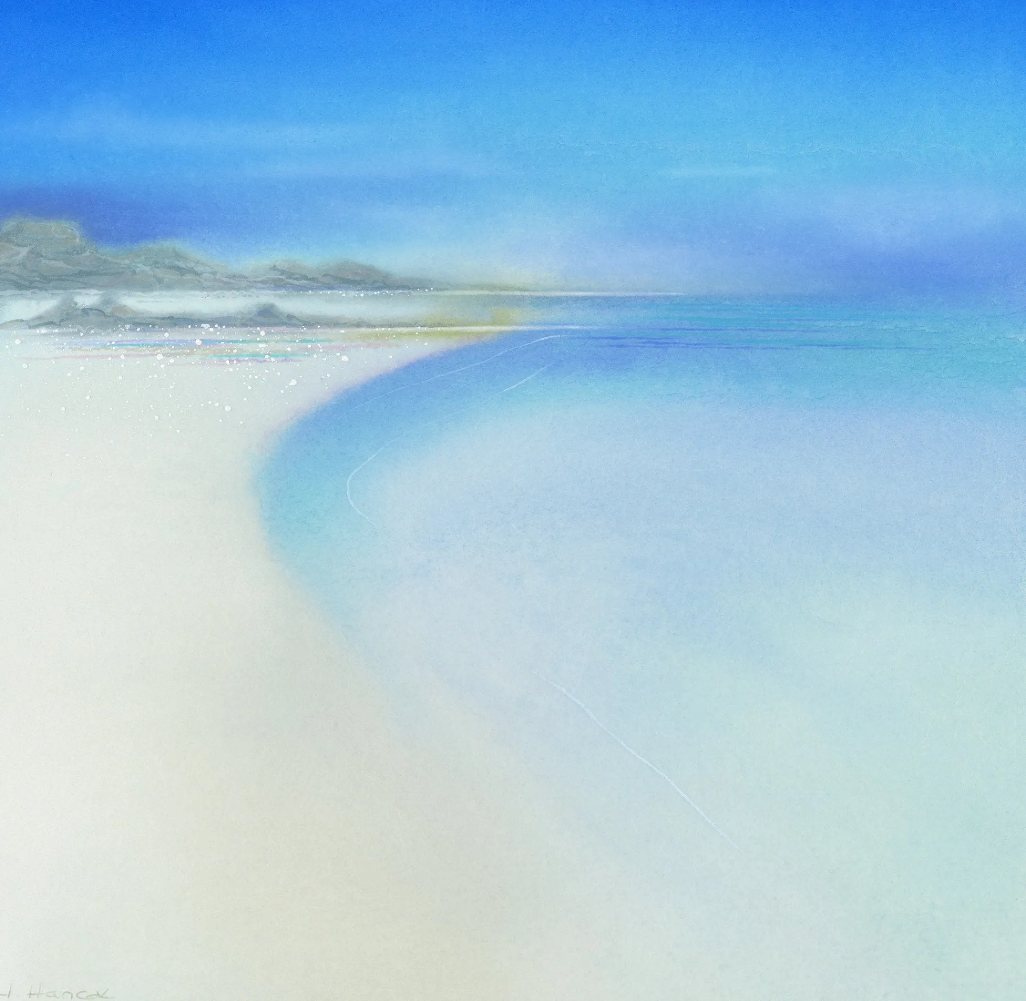 Unframed Prints*Whistlefish Across The Sands Art Print