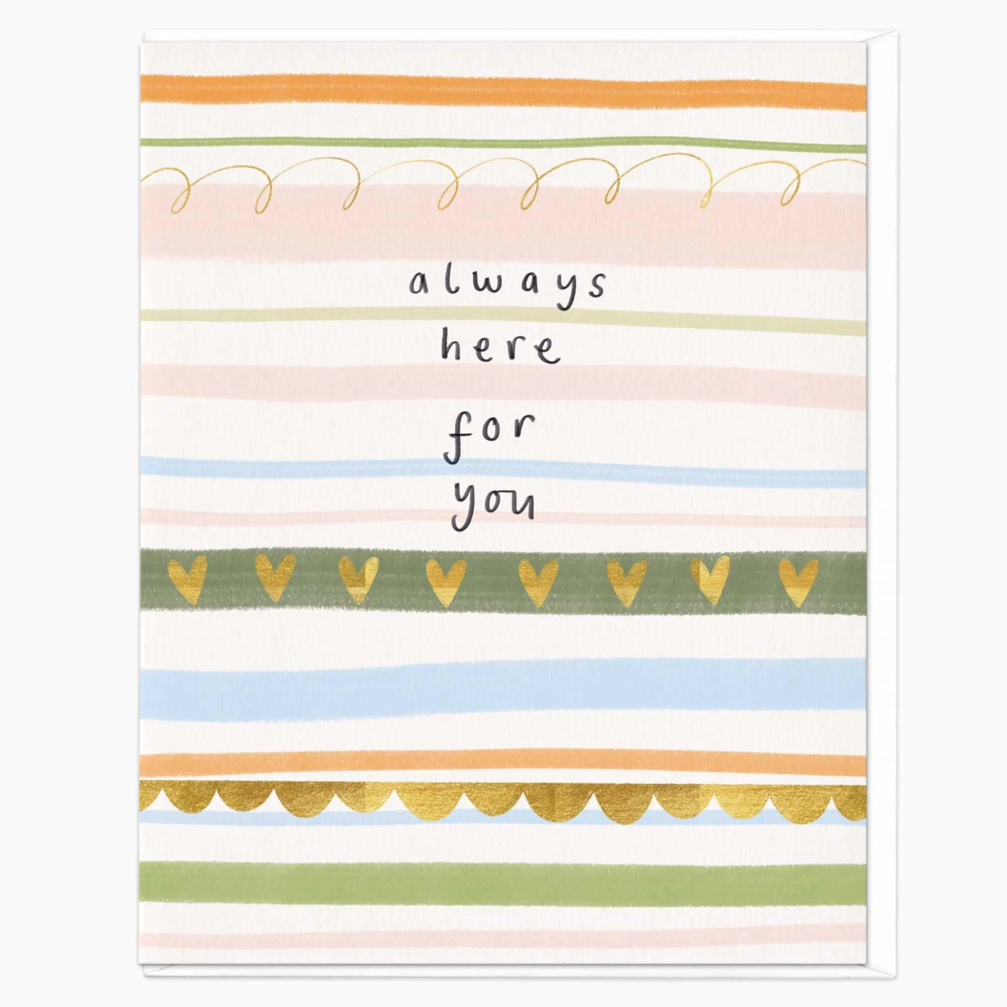 Valentine's Day|Just To Say*Whistlefish Always Here For You Stripey Card
