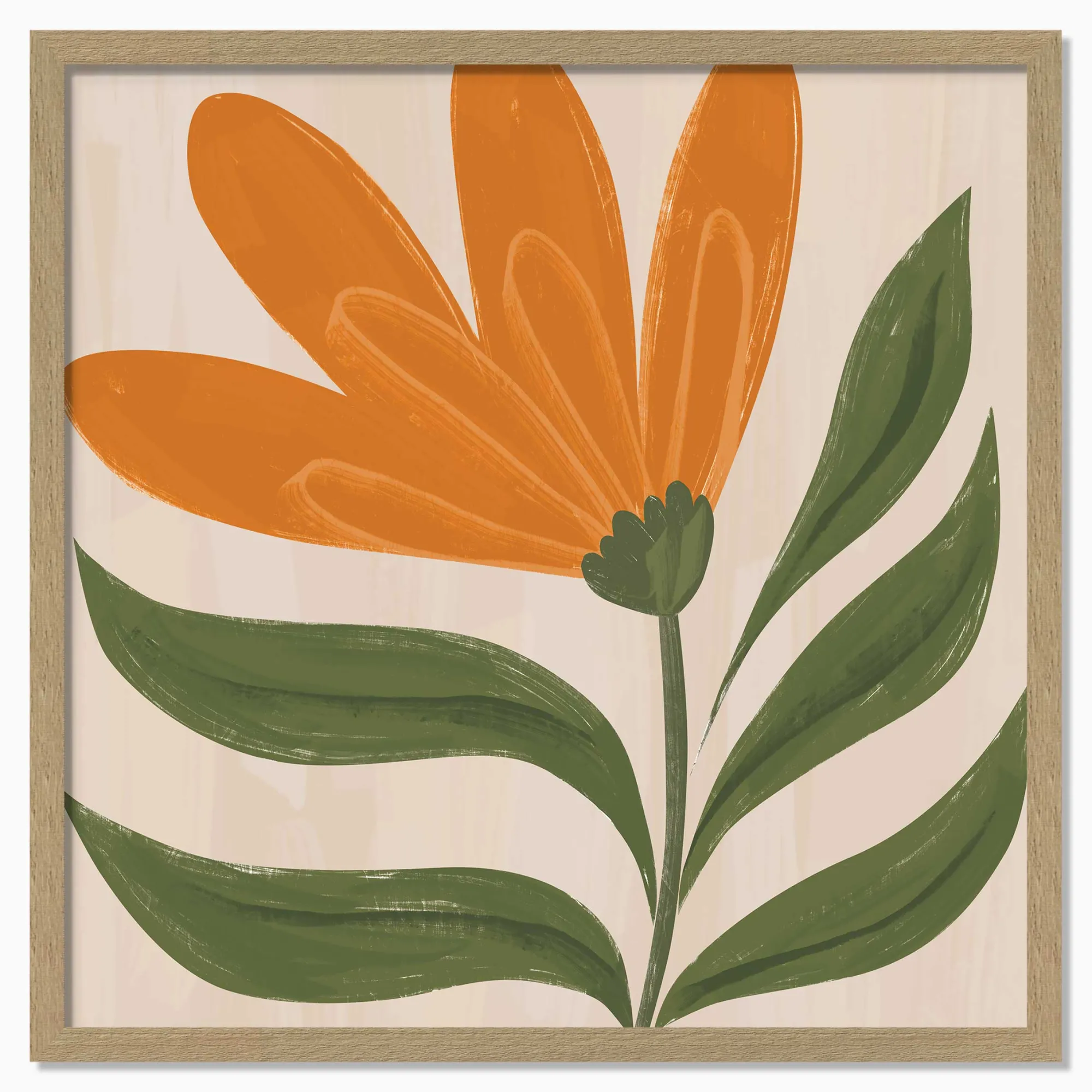 Floral & Flowers|Framed Prints*Whistlefish Amber Petal Framed Print