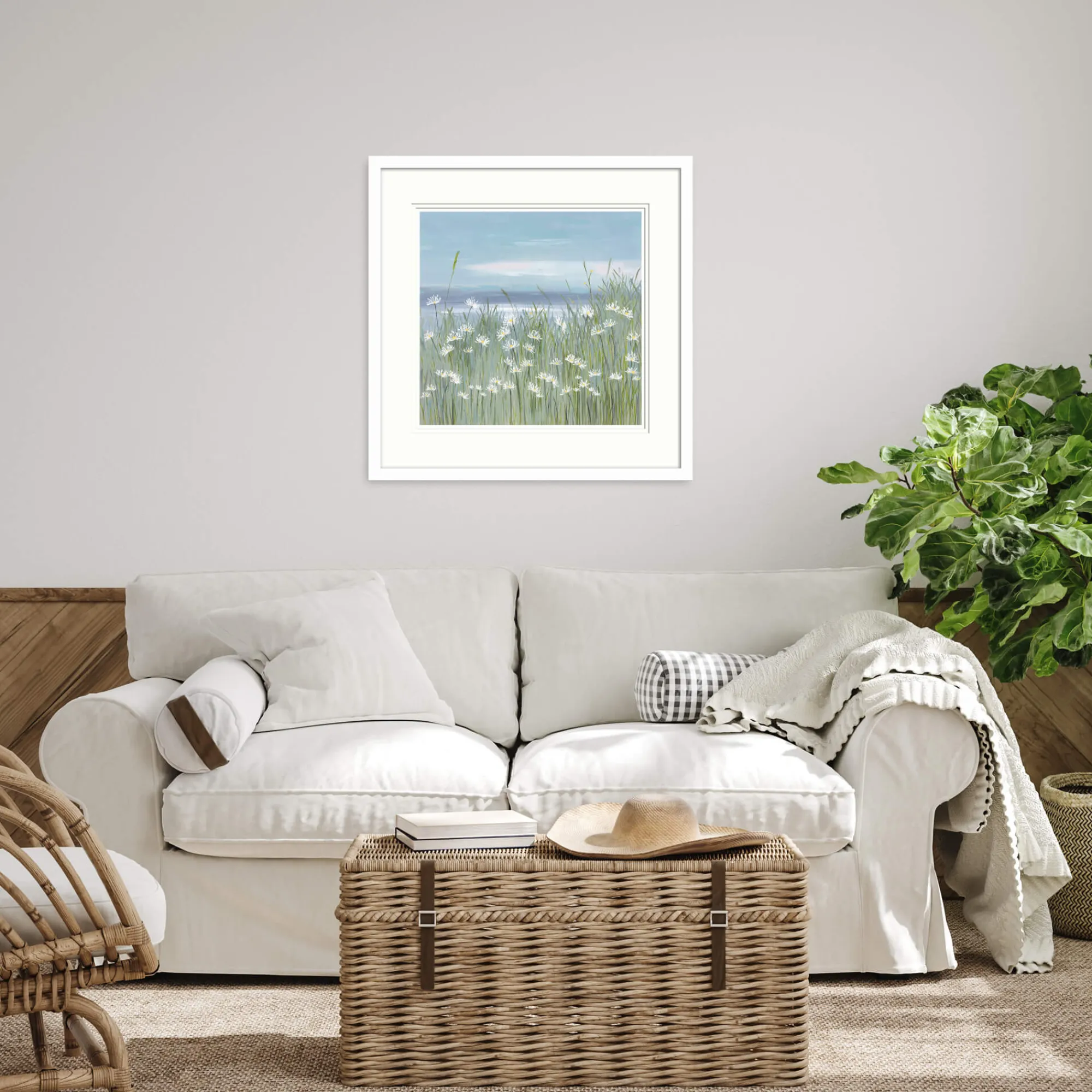 Coastal Scenes|Framed Prints*Whistlefish Aqua Waters Framed Print