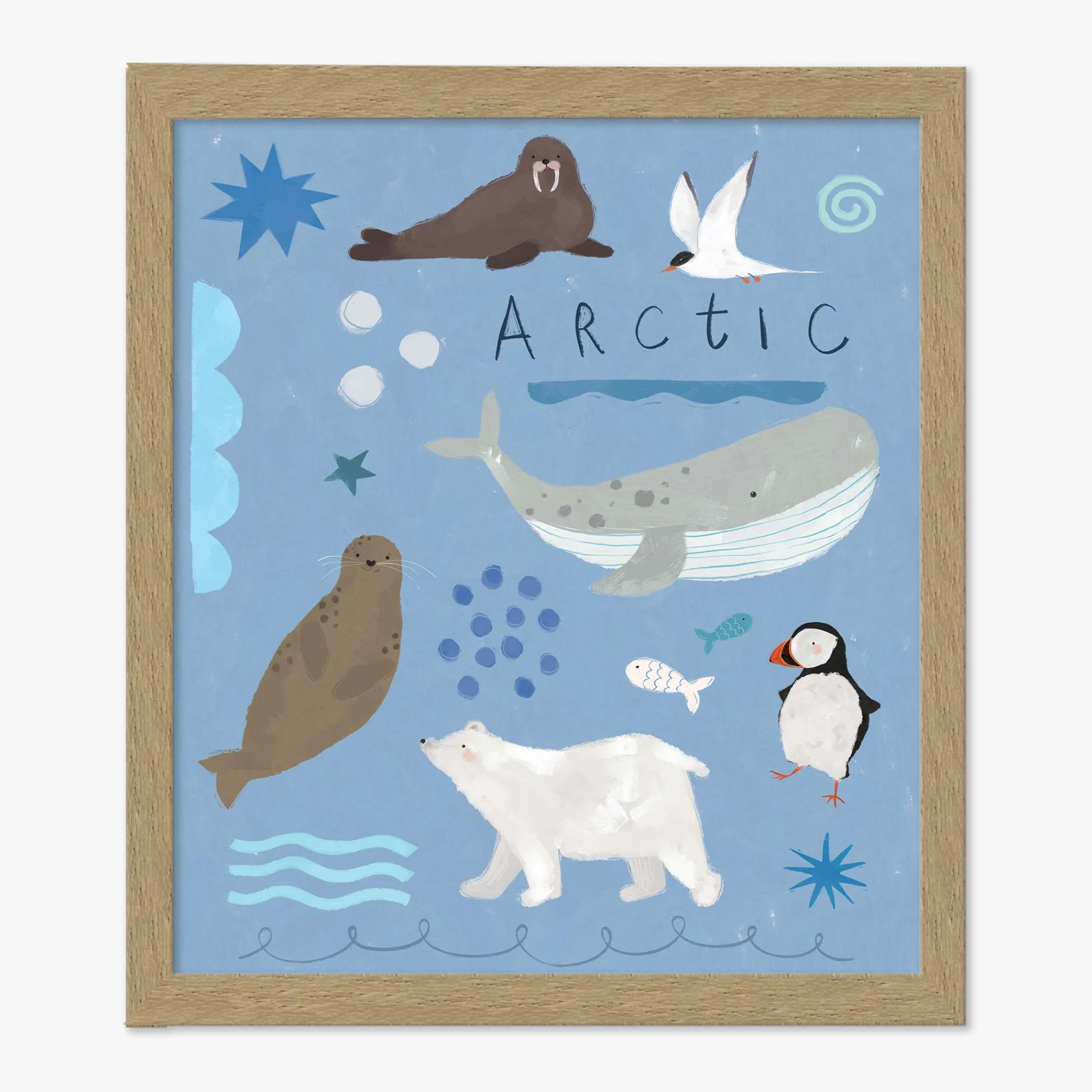 Wild Wonders|Animal*Whistlefish Arctic Explorers Small Framed Print