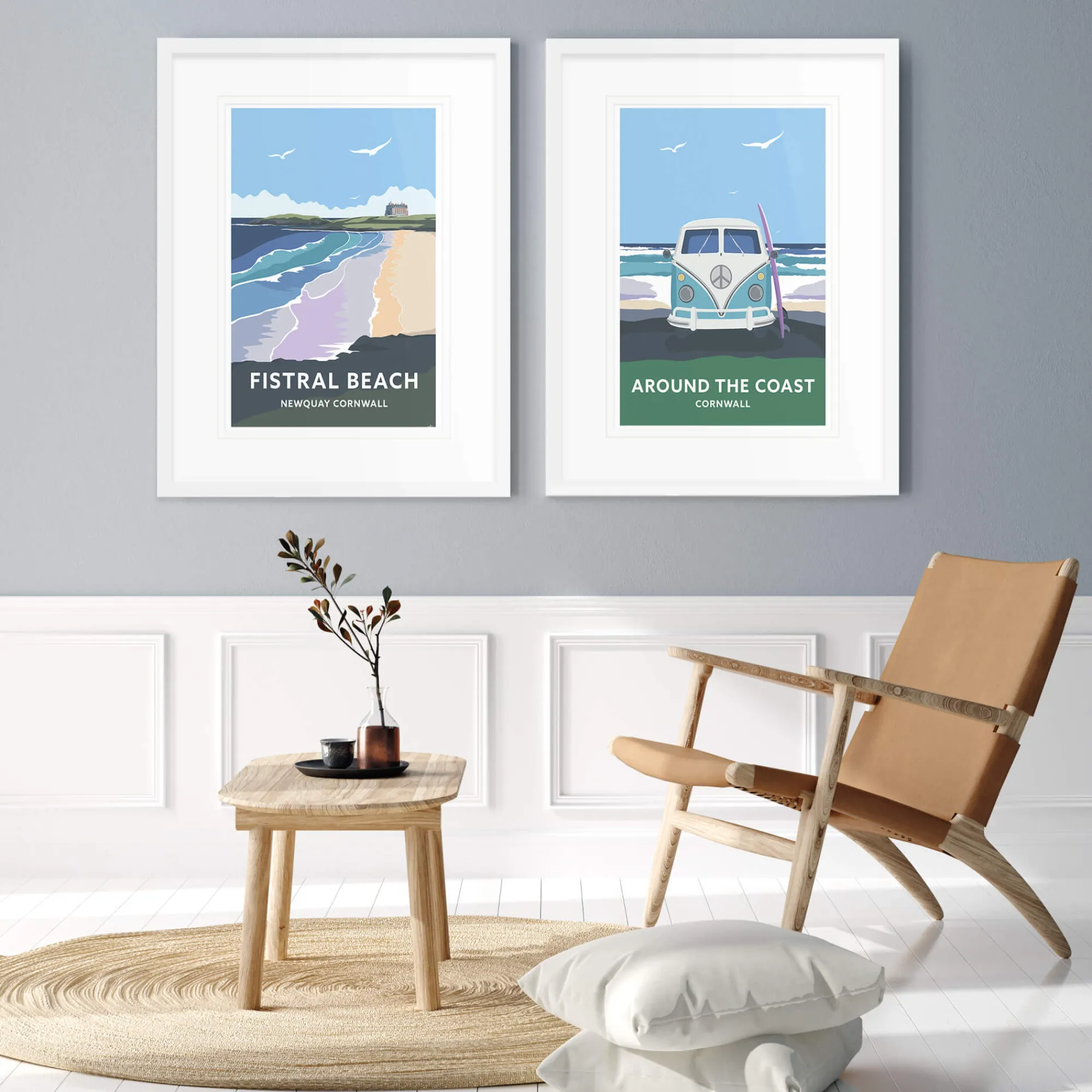 Travel|Framed Prints*Whistlefish Around The Coast Framed Print