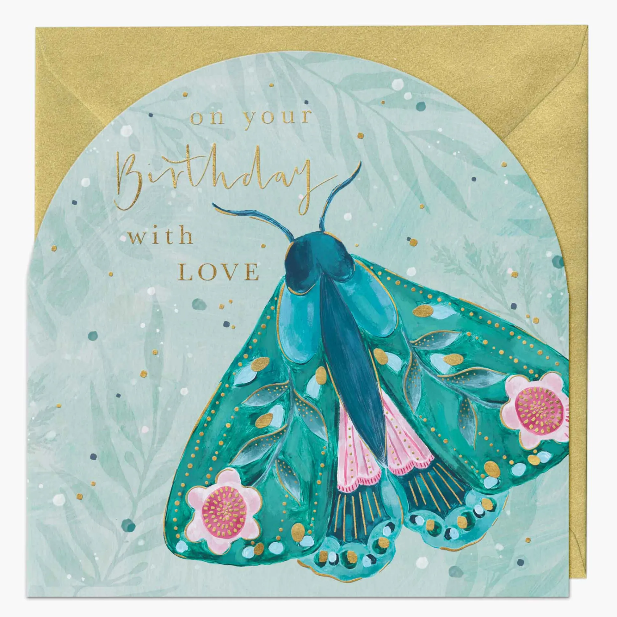 Birthday|For Her*Whistlefish Arthropod Birthday Arch Card