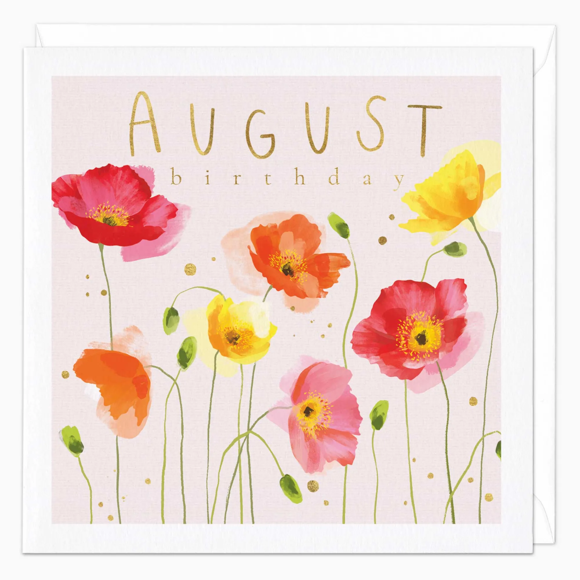 Birthday|By Month*Whistlefish August Birth Flower Card