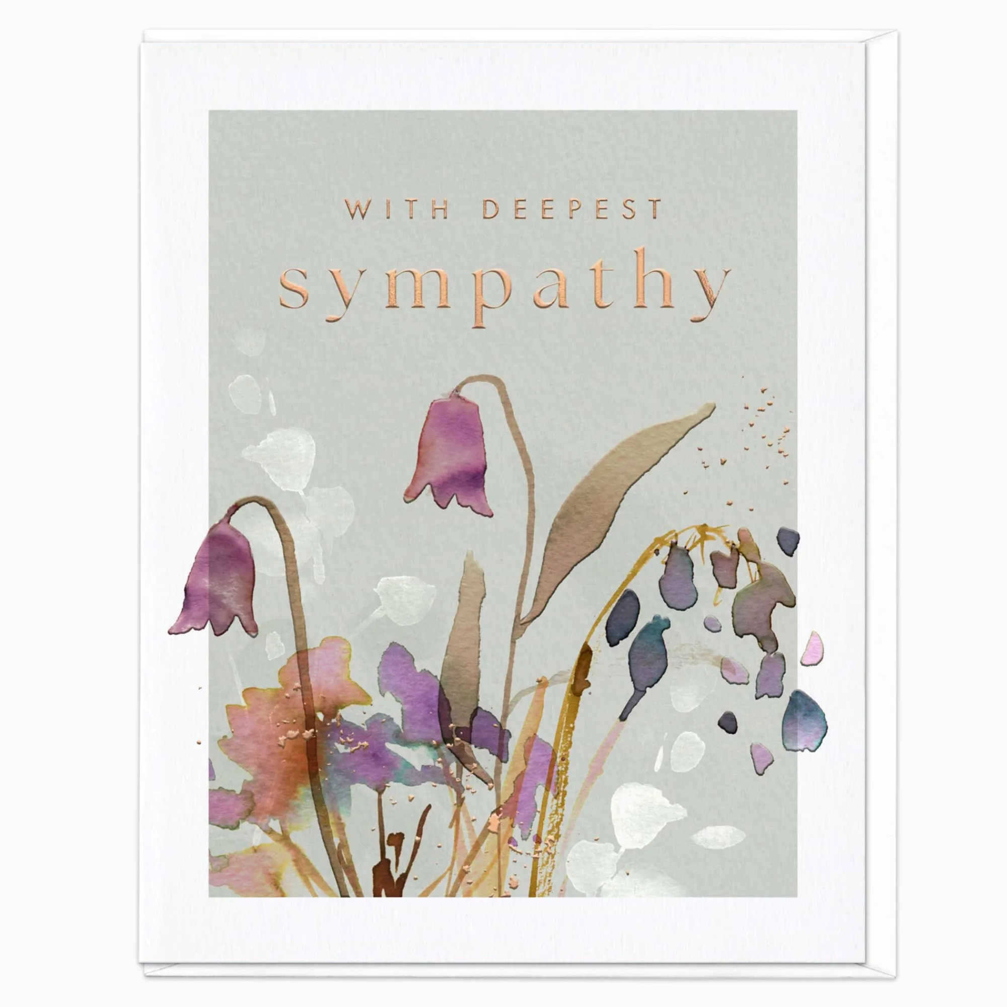 Sympathy*Whistlefish Autumn Bells Sympathy Card