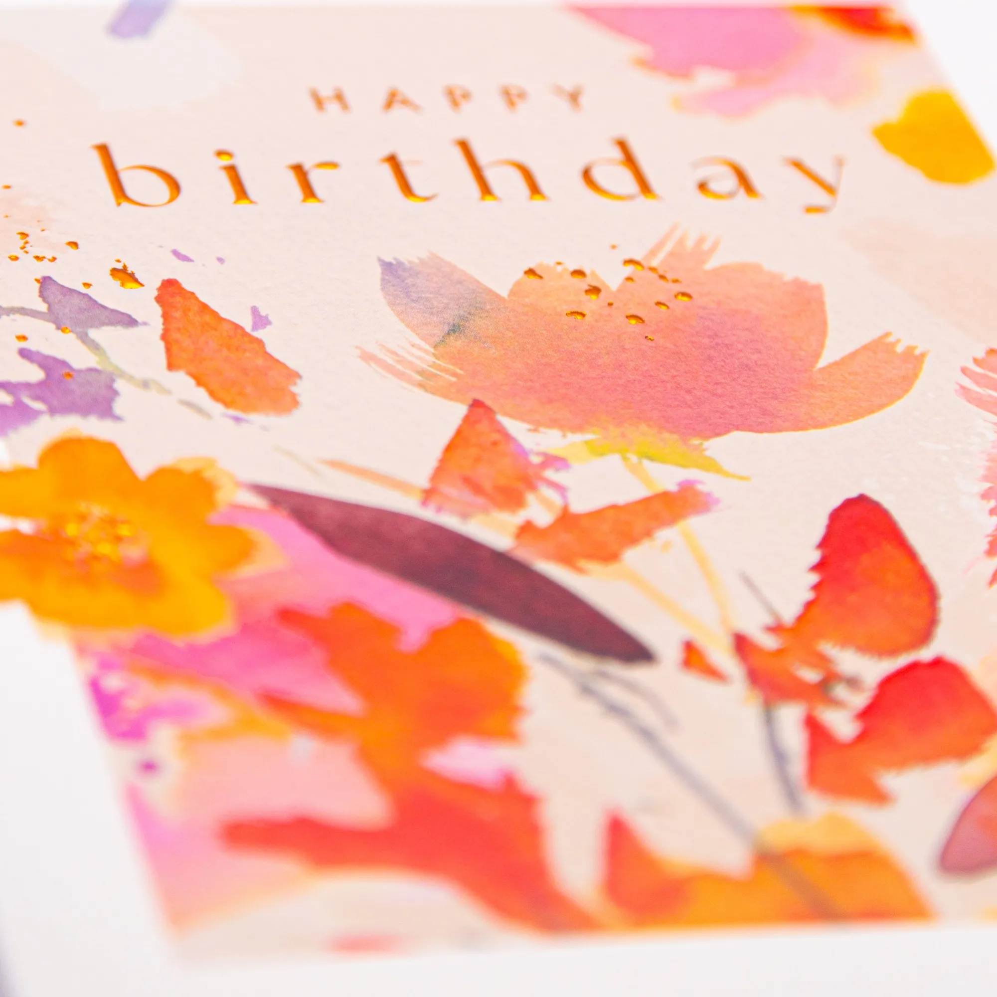Birthday|For Her*Whistlefish Autumn Floral Birthday Card