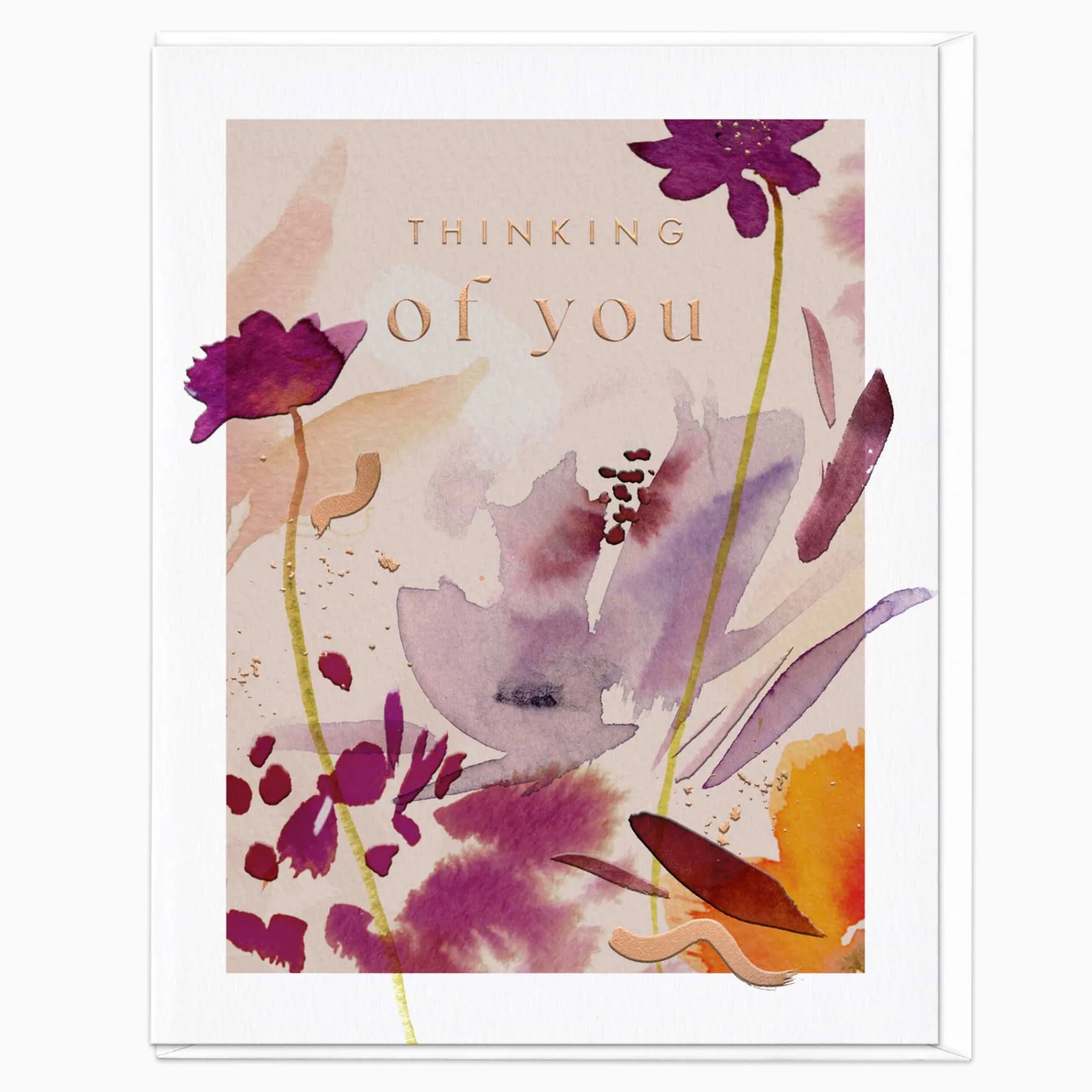 Thinking Of You|Just To Say*Whistlefish Autumn Purple Thinking Of You Card