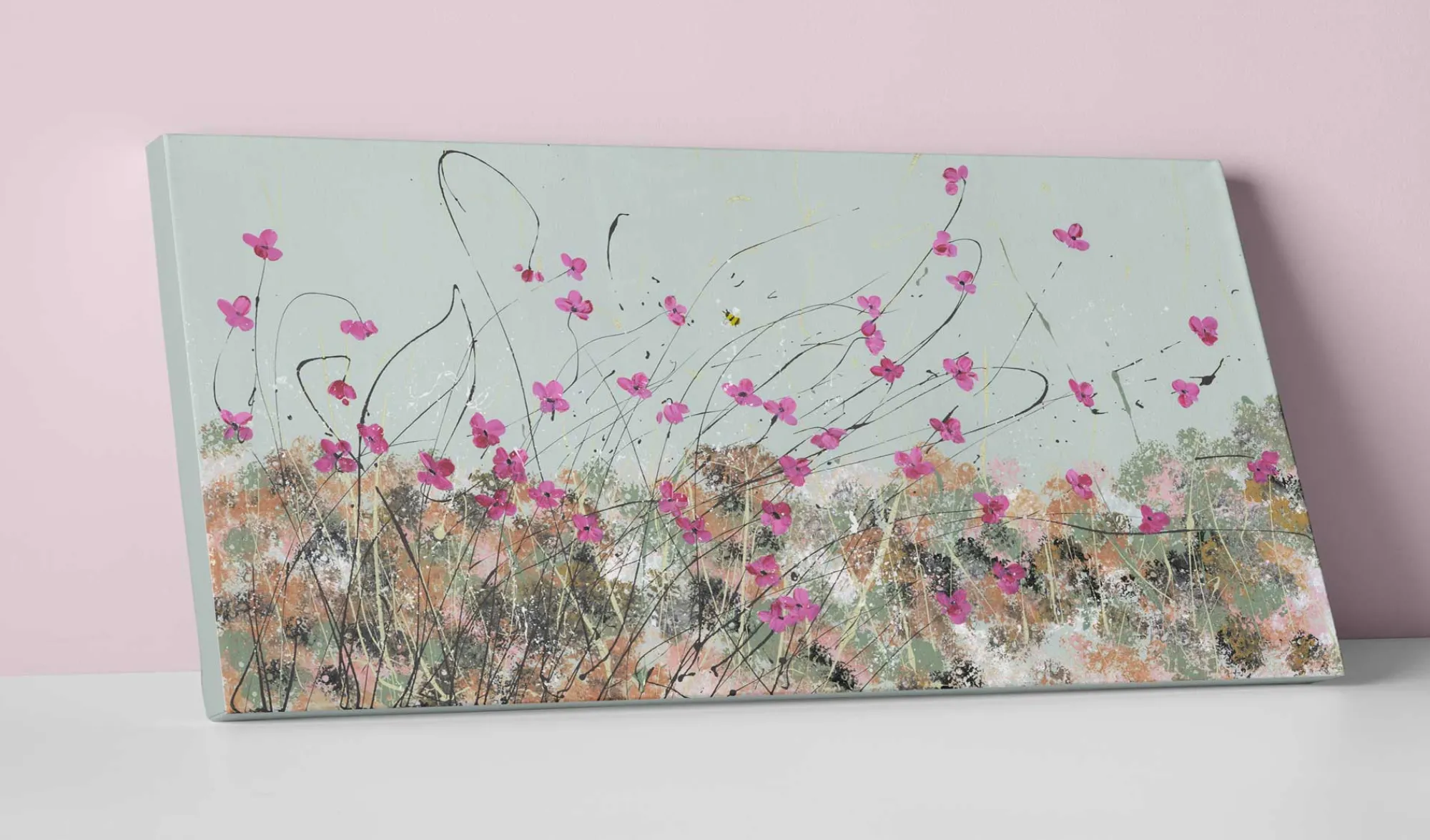 Floral & Flowers|Originals*Whistlefish Autumn Wildflowers Original Artwork