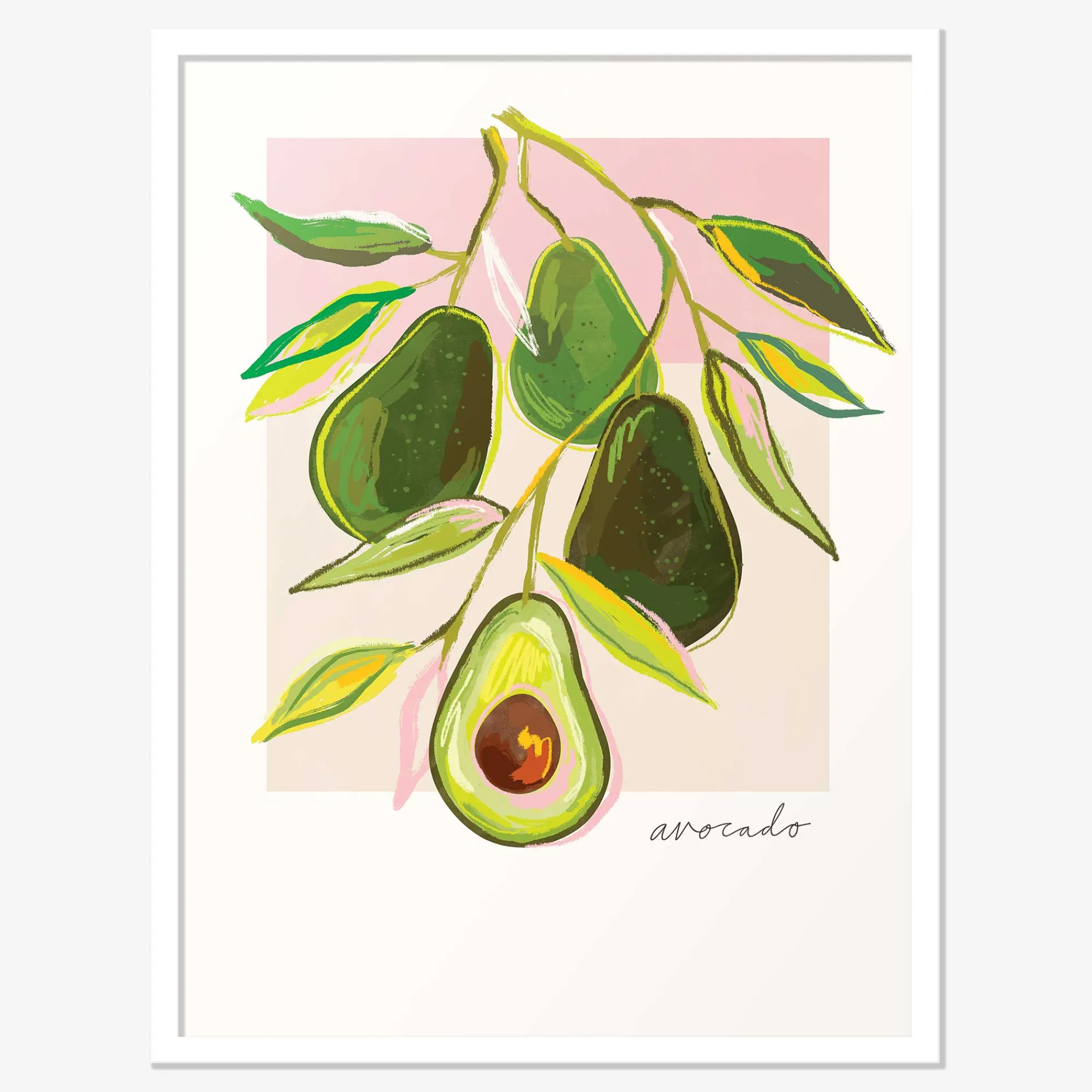 Framed Prints*Whistlefish Avocados Framed Print