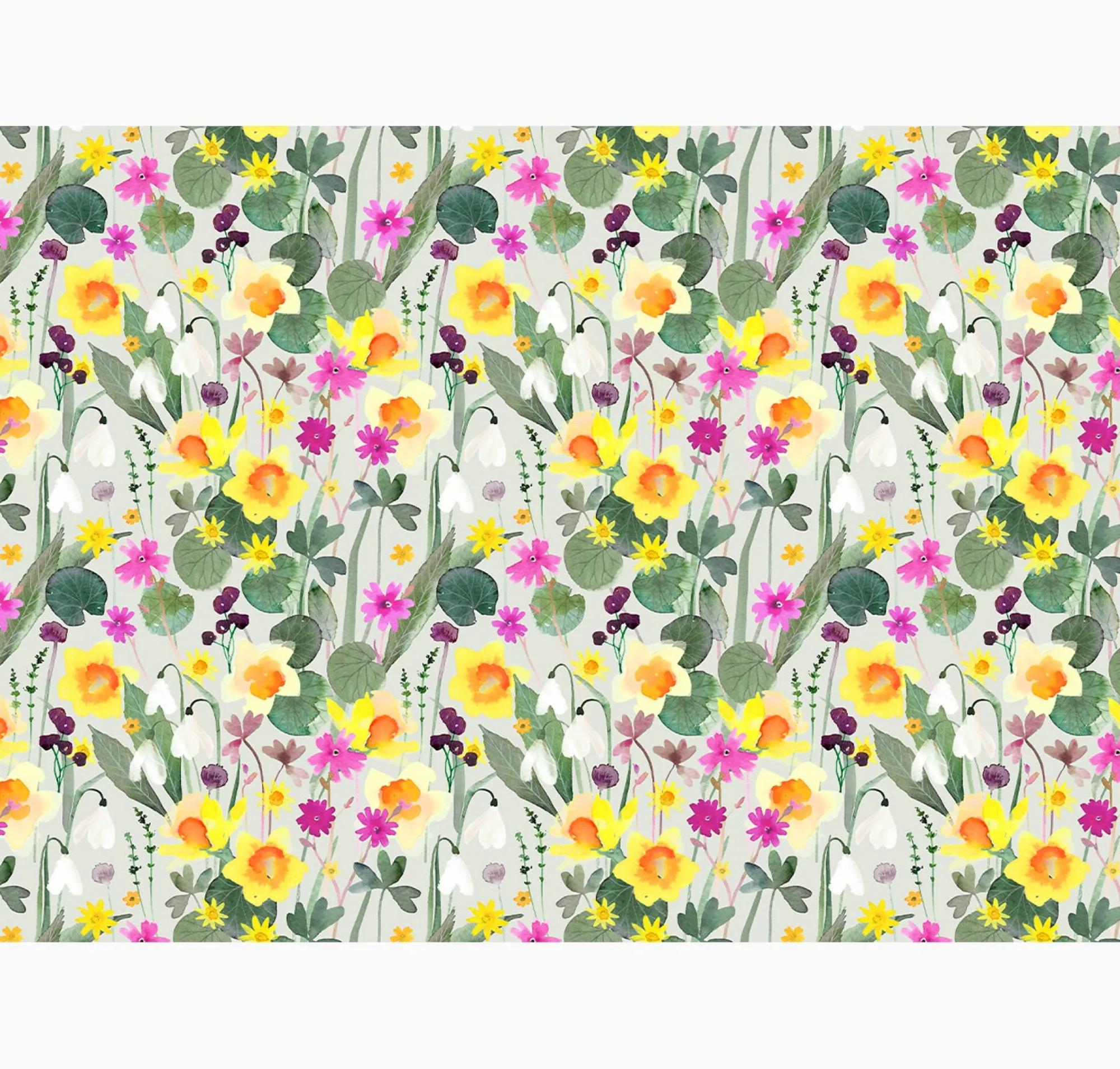 Gift Wrap|Floral*Whistlefish Awaking Woodland Wrapping Paper