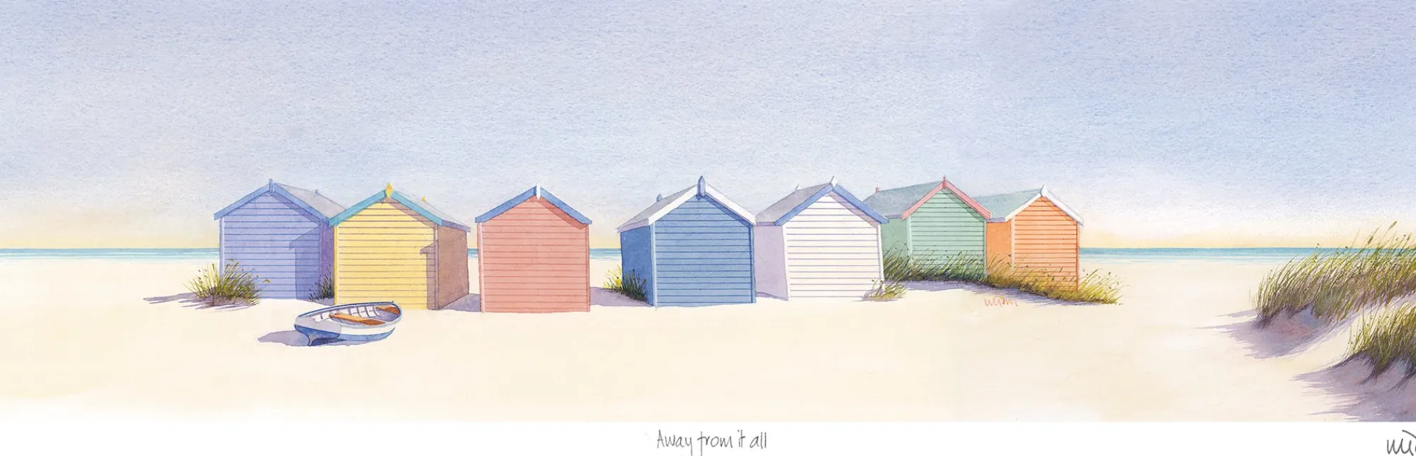 Unframed Prints*Whistlefish Away From It All Art Print