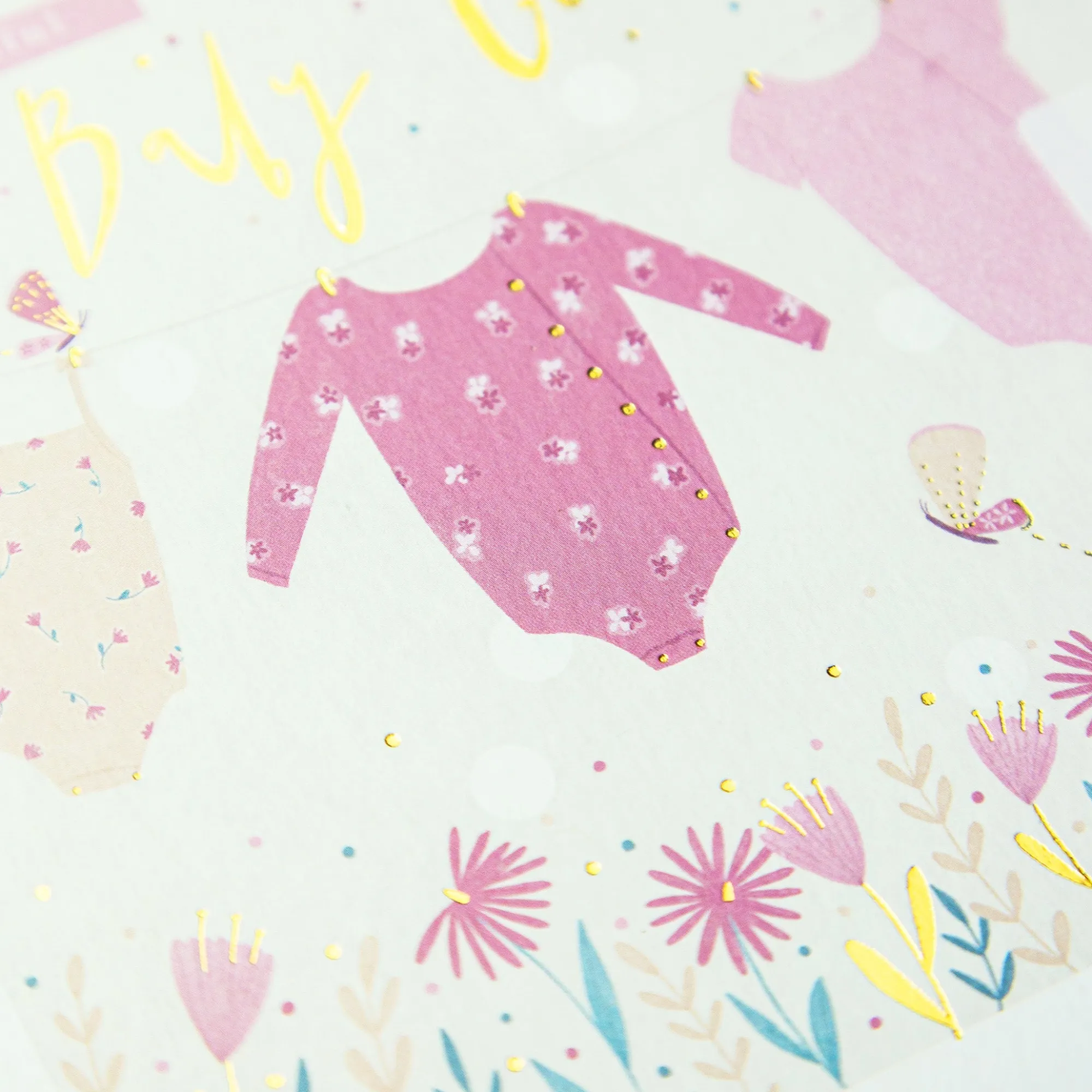 New Baby|Christening*Whistlefish Baby Girl Card