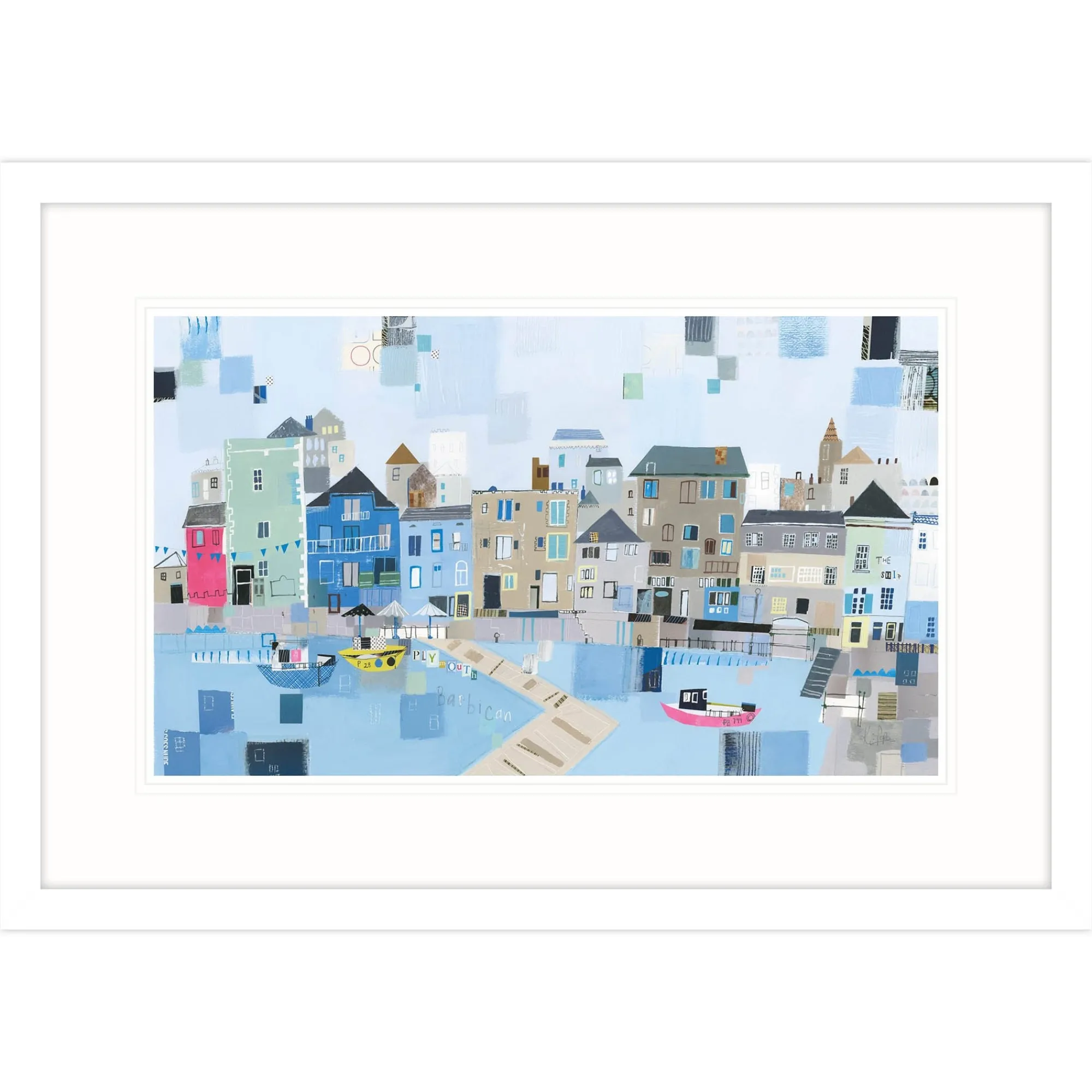 Devon|Framed Prints*Whistlefish Barbican Harbour Framed Print