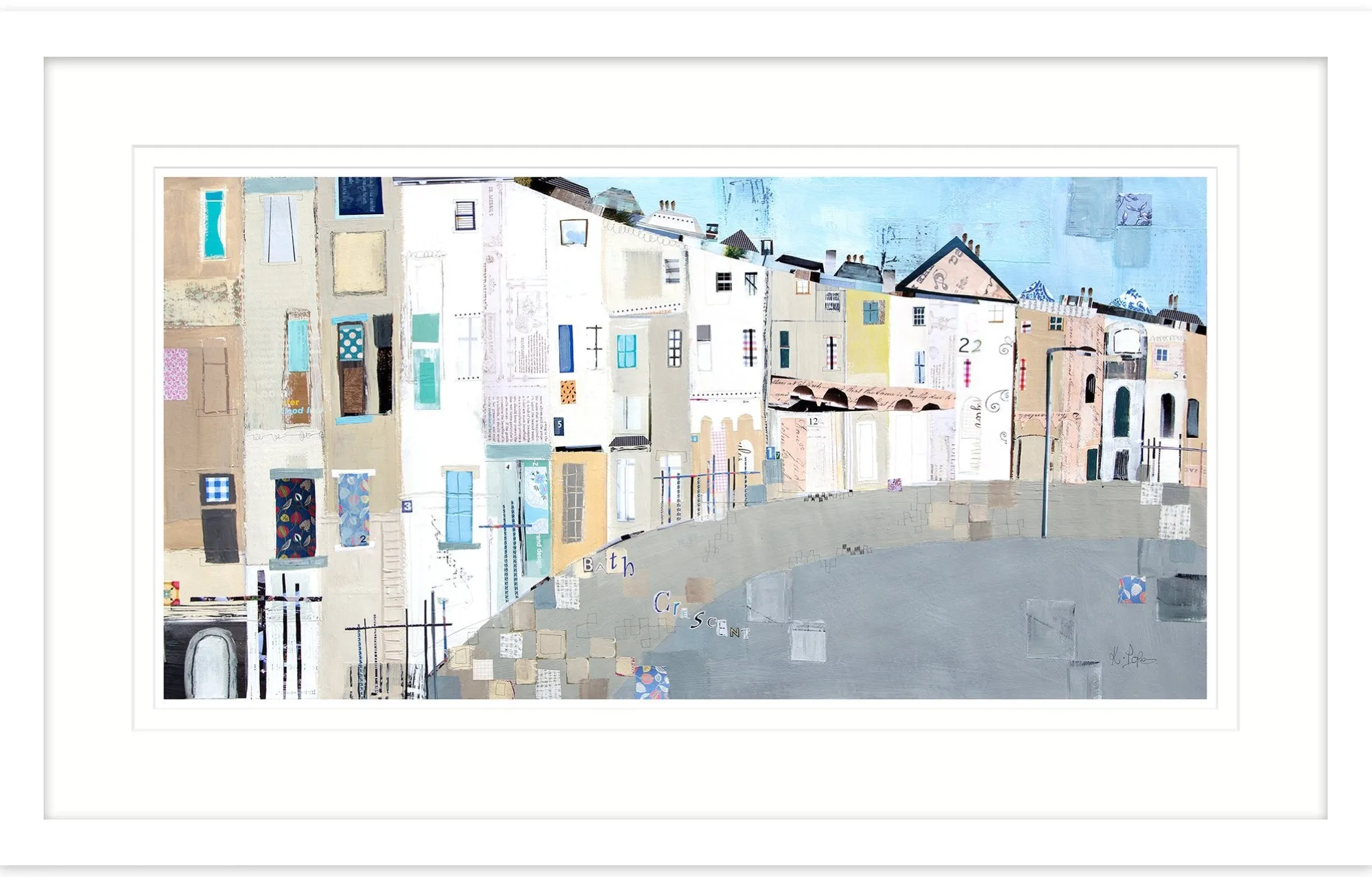 Framed Prints*Whistlefish Bath Crescent Framed Print