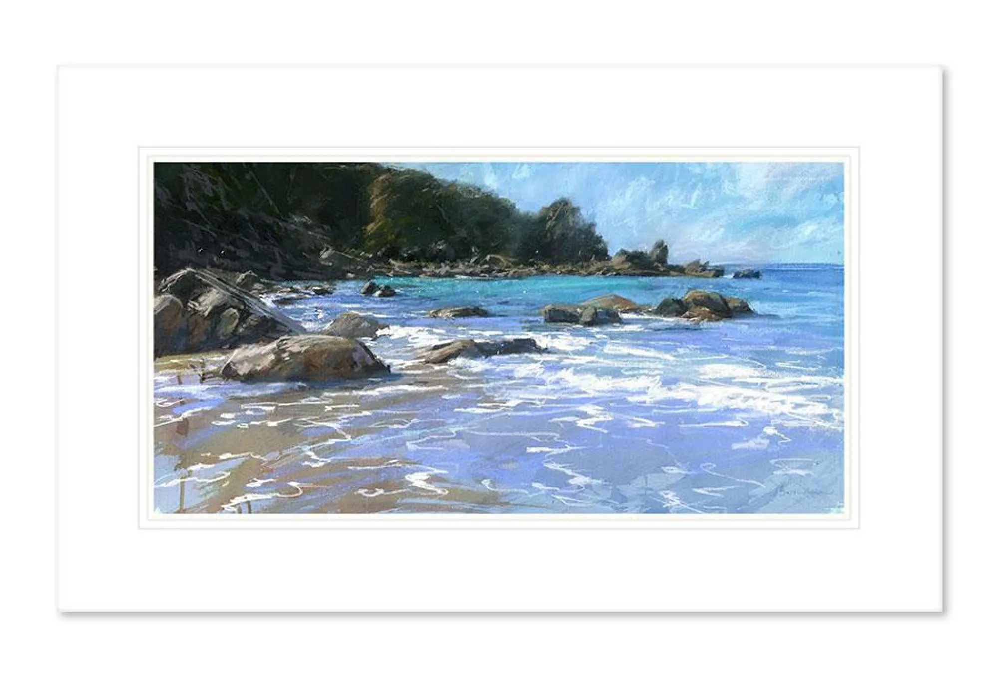 Mounted Prints*Whistlefish Bay Breaker Mounted Print