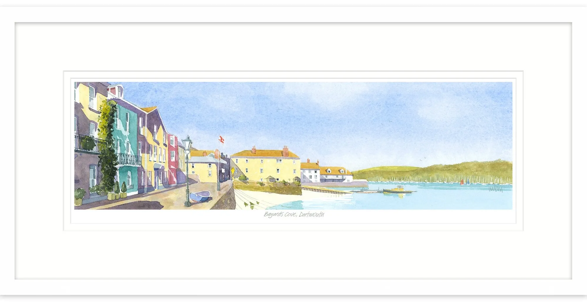 Dartmouth|Devon*Whistlefish Bayards Cove Dartmouth Framed Print