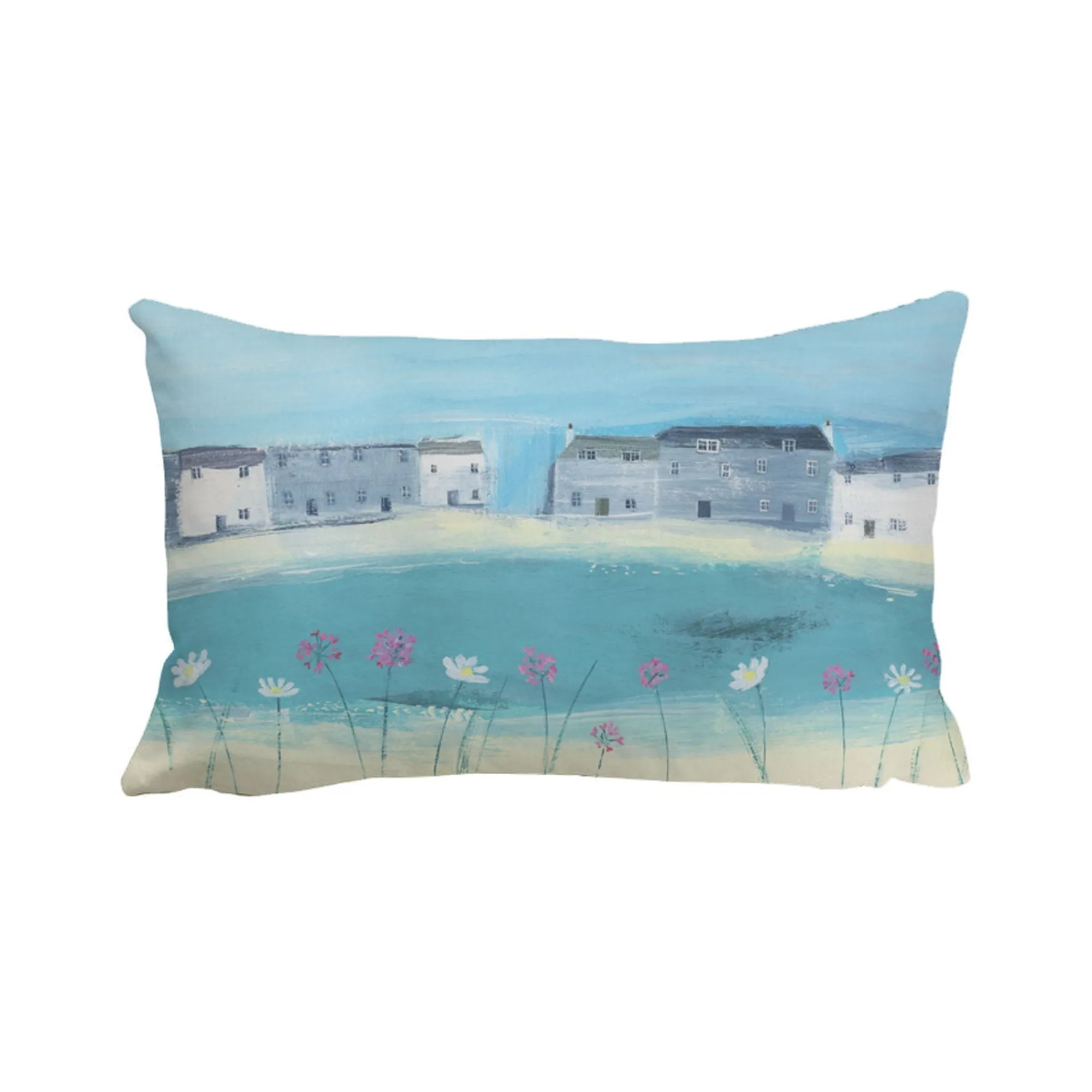 Under £20|For Her*Whistlefish Beach Flowers Art Cushion