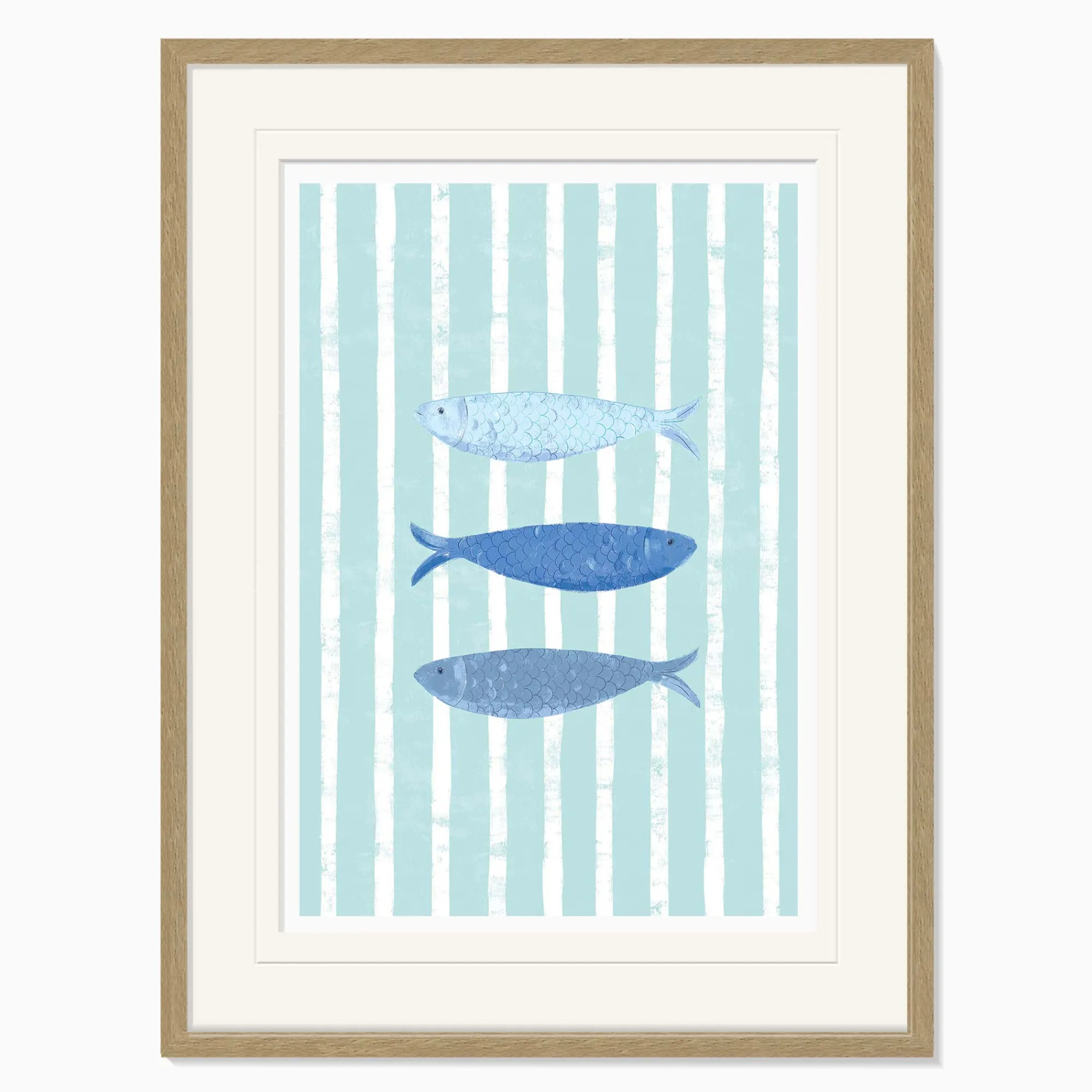 Animal|Framed Prints*Whistlefish Beach House Fish Large Framed Print