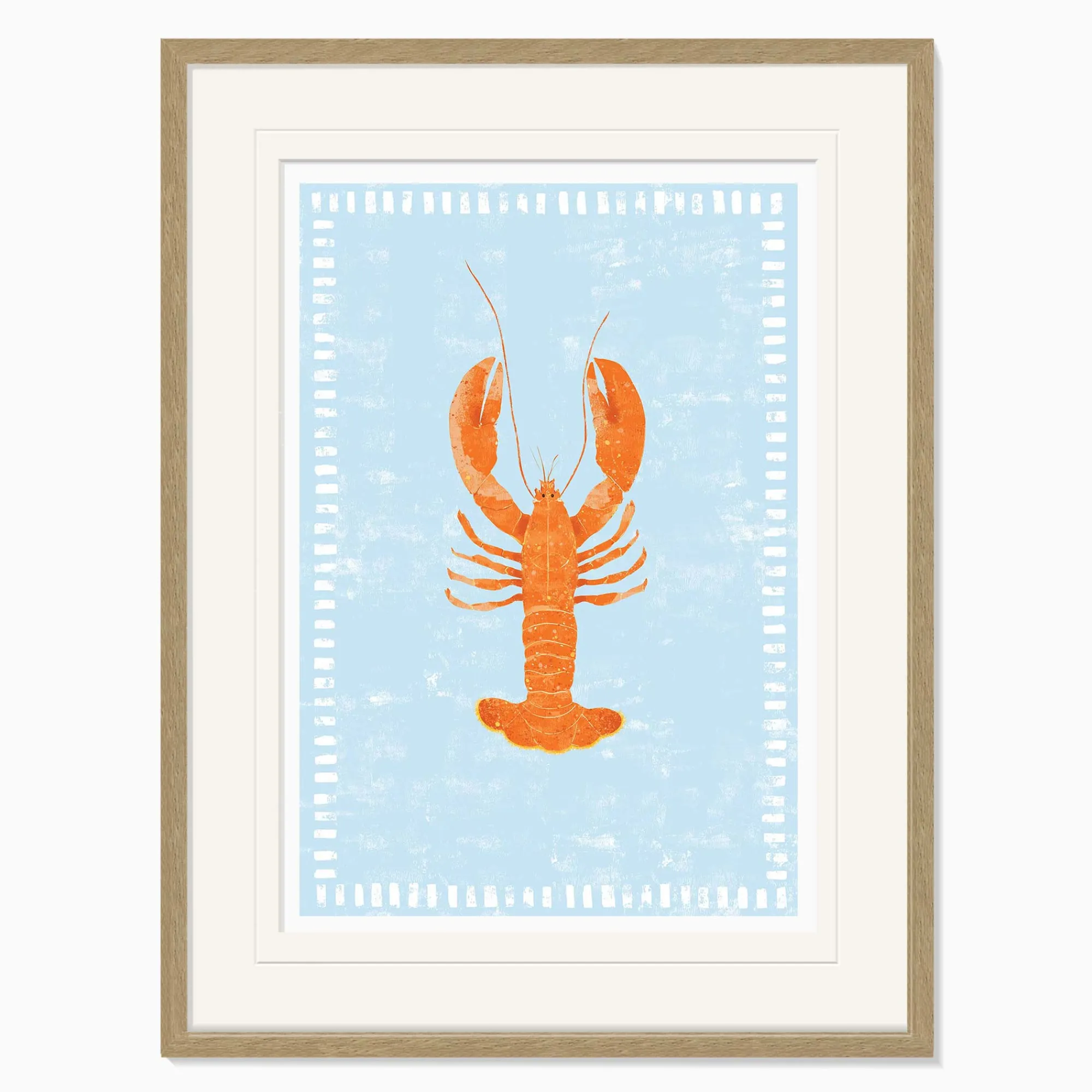 Animal|Framed Prints*Whistlefish Beach House Lobster Framed Print