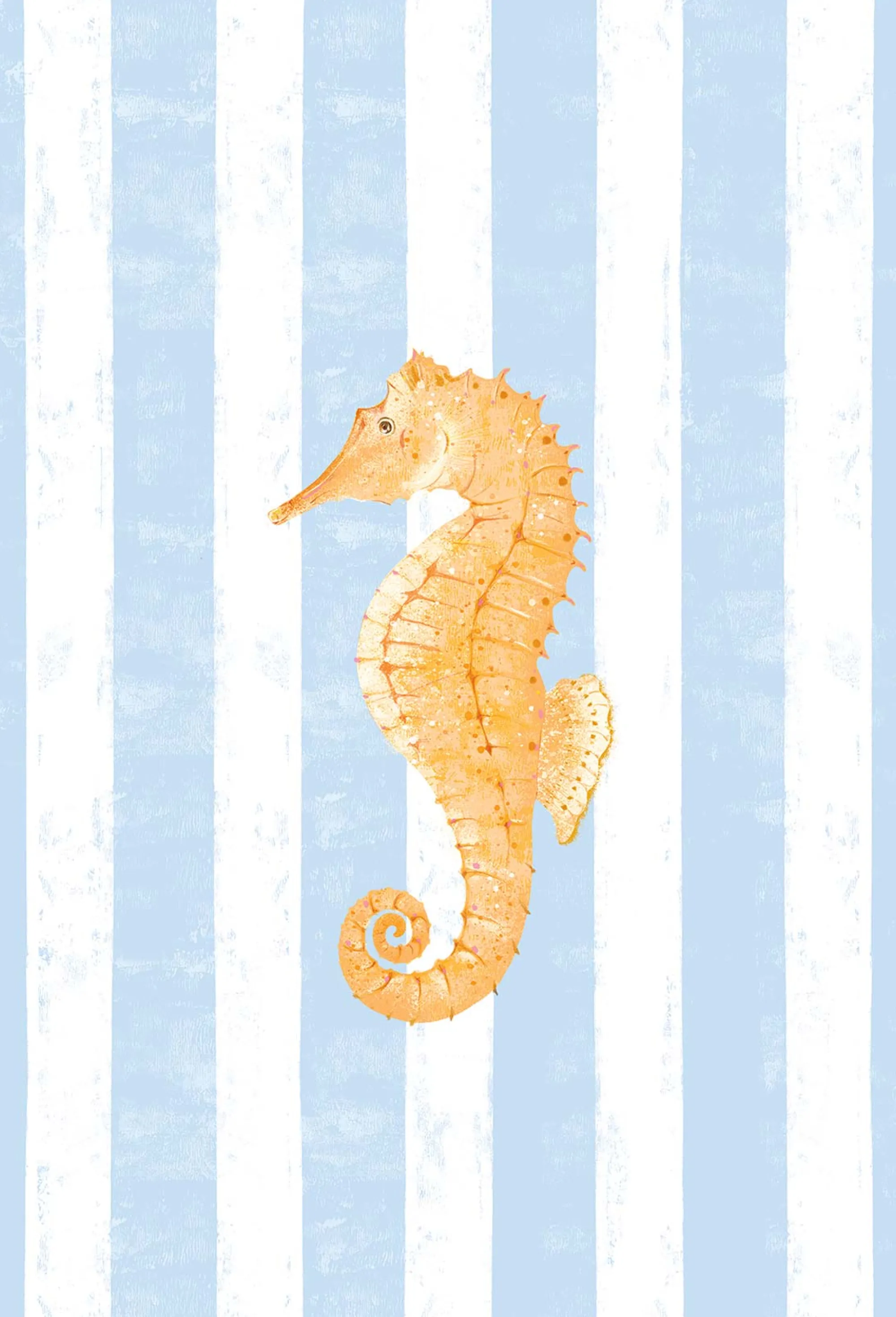 Unframed Prints*Whistlefish Beach House Seahorse Large Art Print