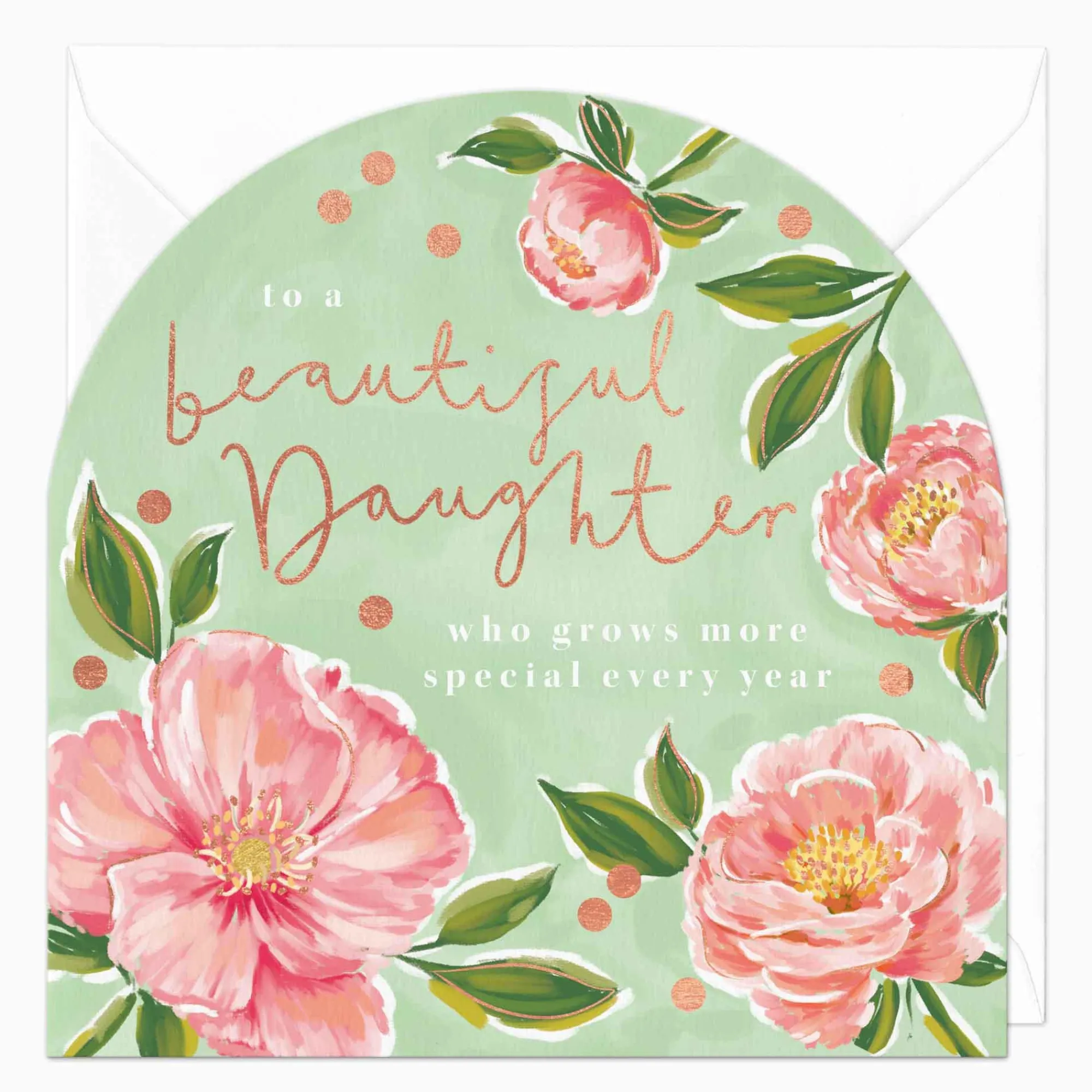Birthday|For Relatives*Whistlefish Beautiful Daughter Birthday Card