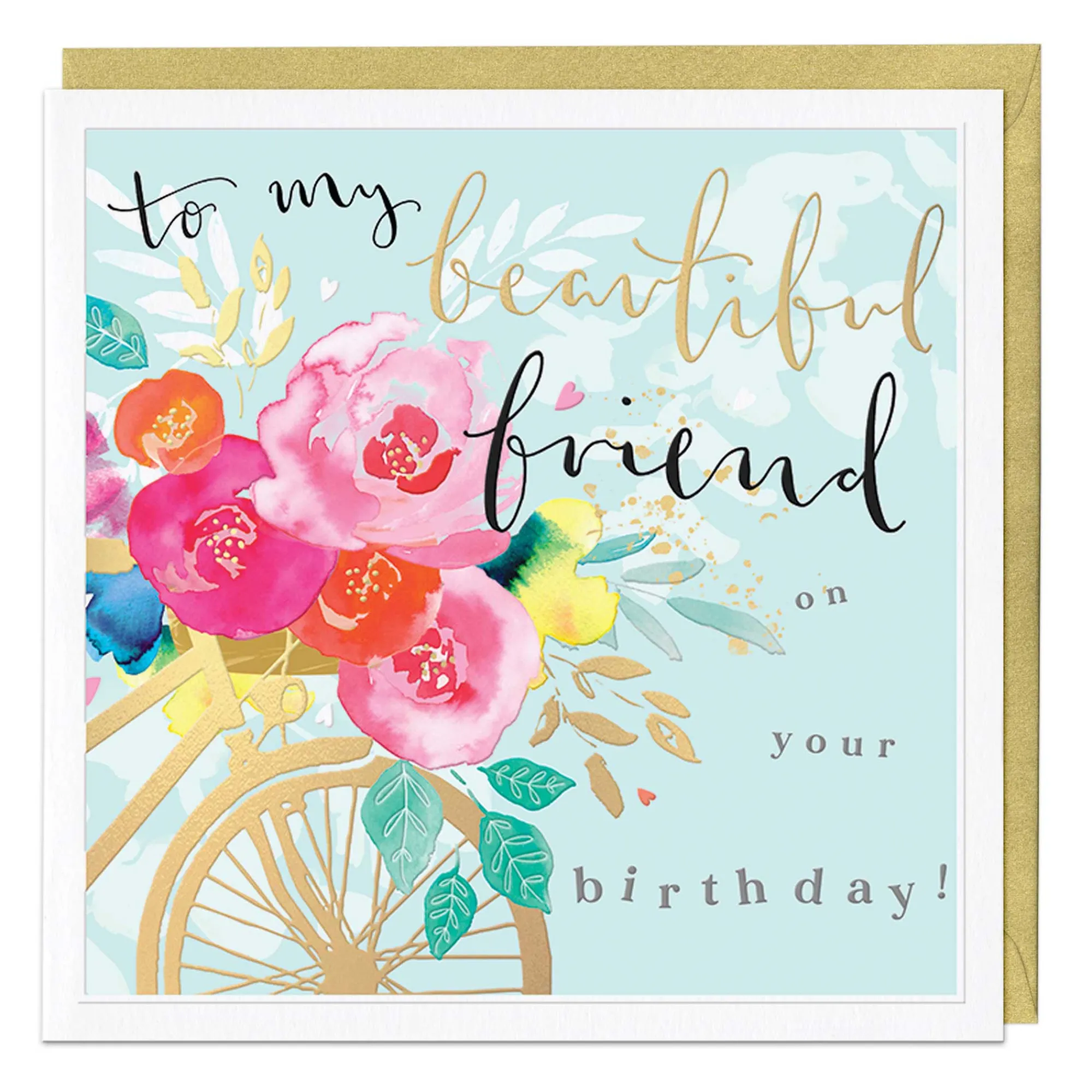 Birthday|Birthday*Whistlefish Beautiful Friend Luxury Birthday Card
