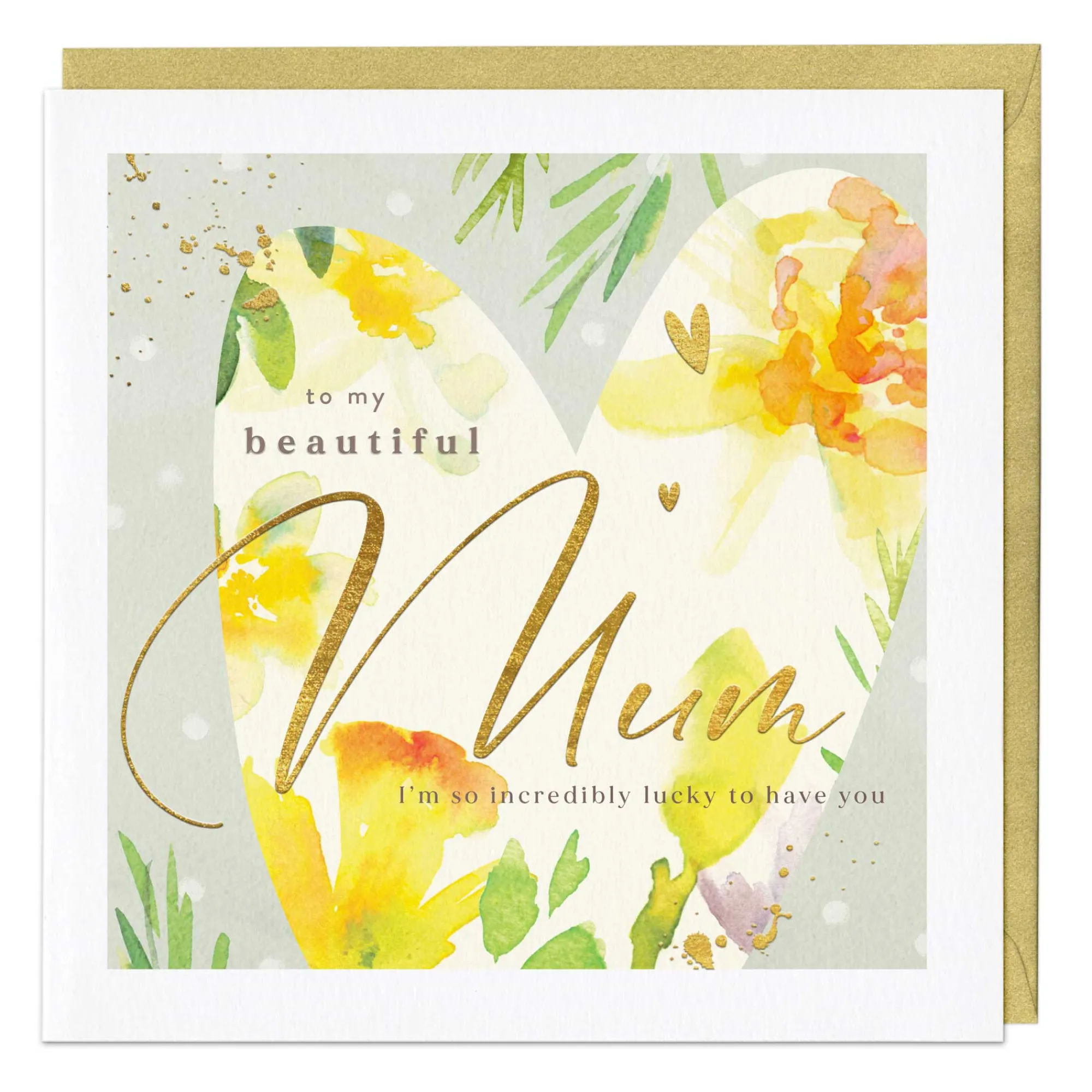 Mother|Mother's Day*Whistlefish Beautiful Mum Floral Luxury Card