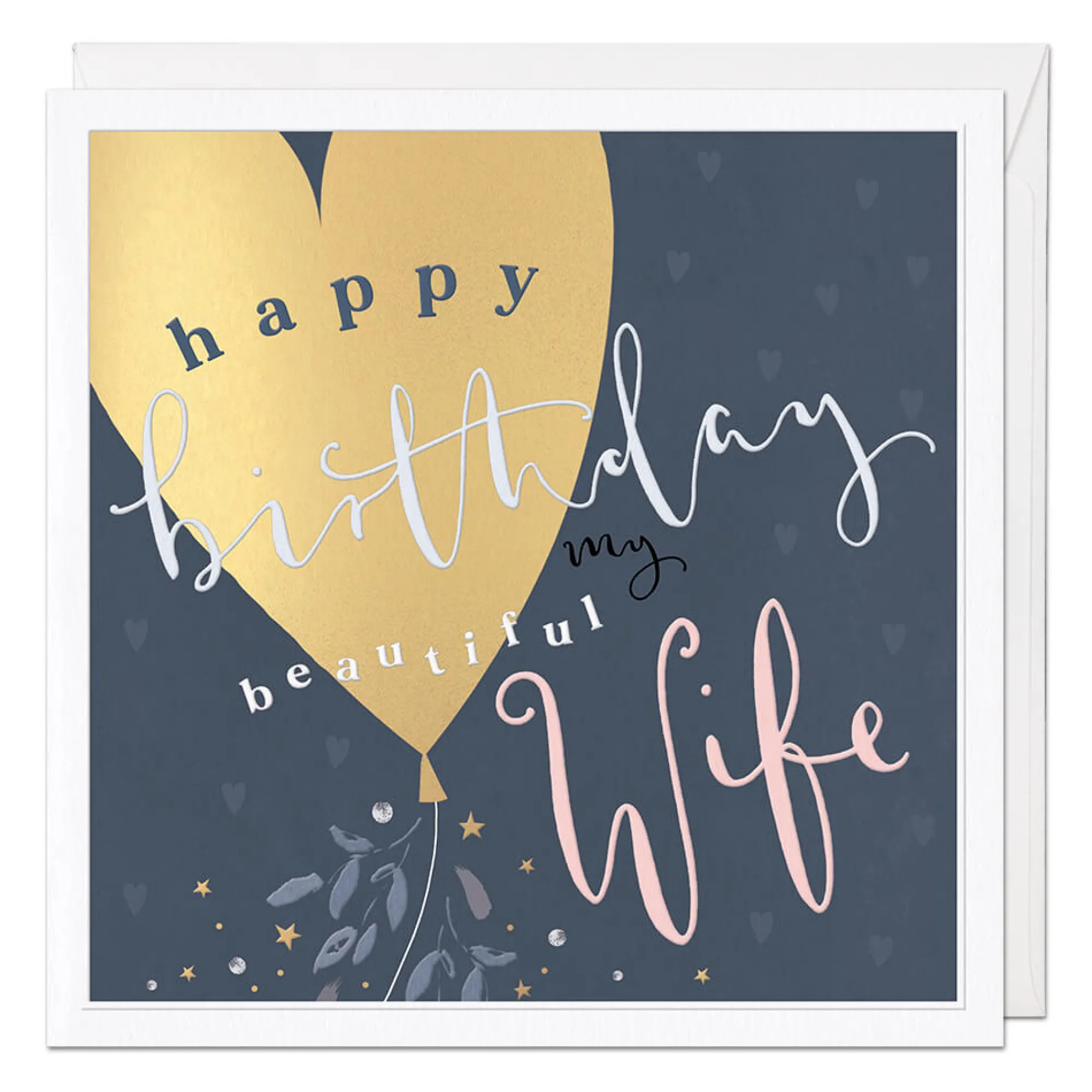 Birthday|Birthday*Whistlefish Beautiful Wife Luxury Birthday Card