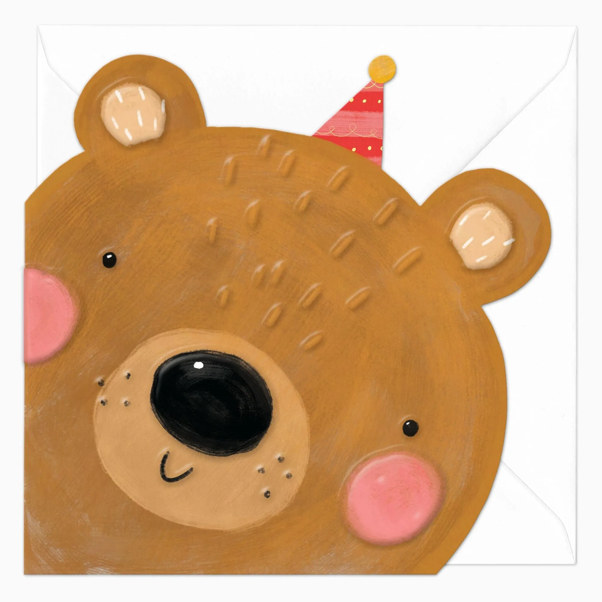 Birthday|For Children*Whistlefish Benji The Bear Birthday Cut-Out Card