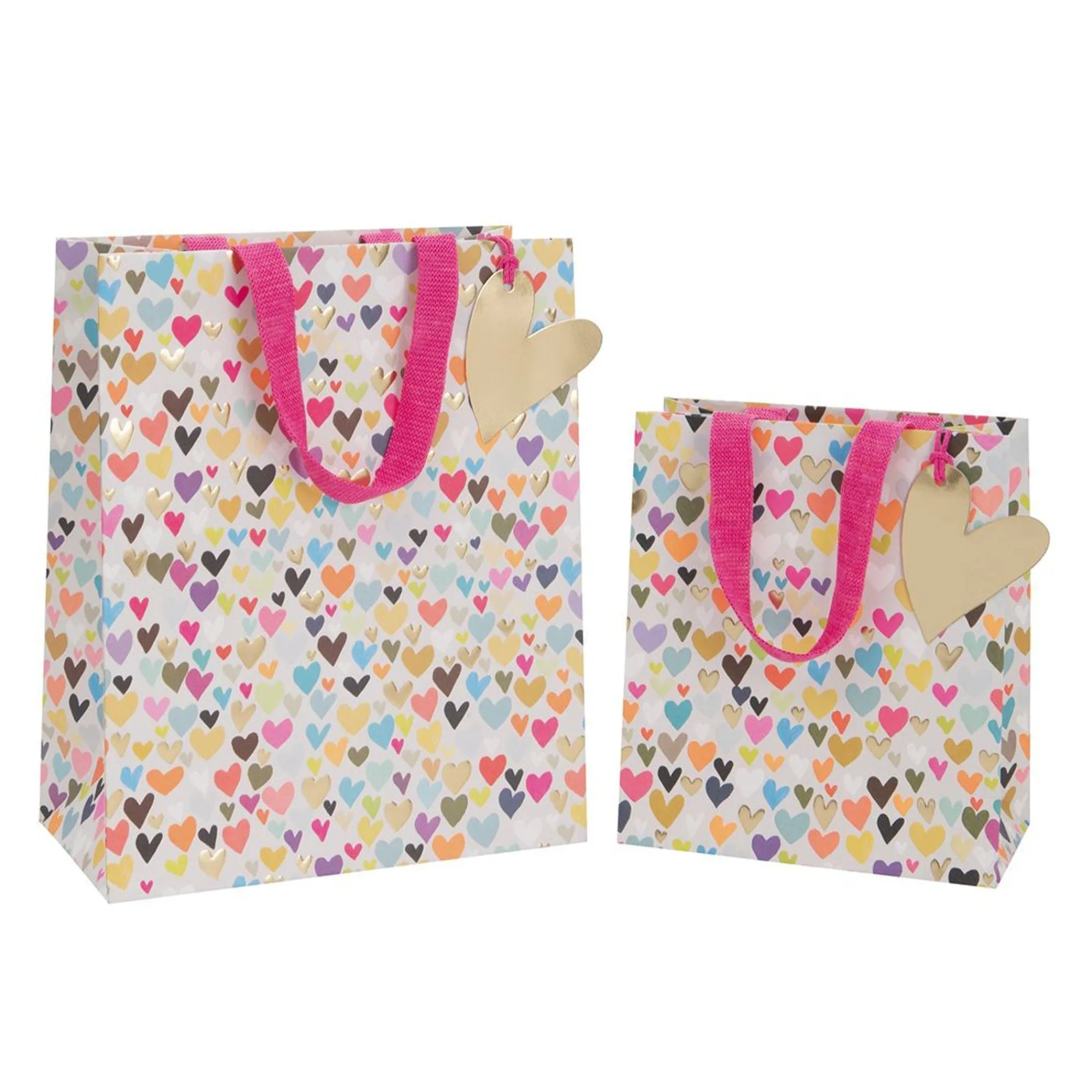 Gift Bags|Gift Bags*Whistlefish Besotted Hearts Luxury Large Gift Bag
