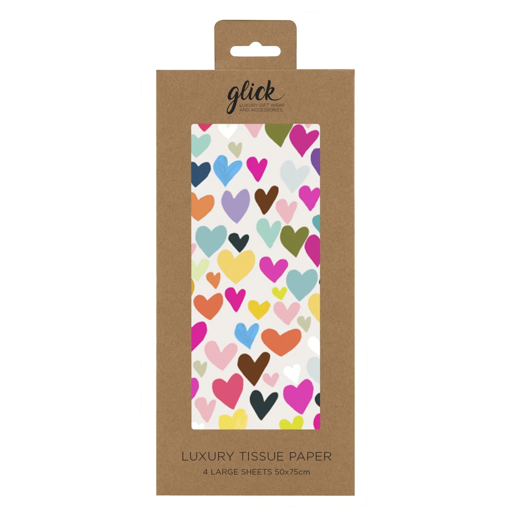 Tissue Paper|Tissue Paper*Whistlefish Besotted Hearts Luxury Tissue Paper