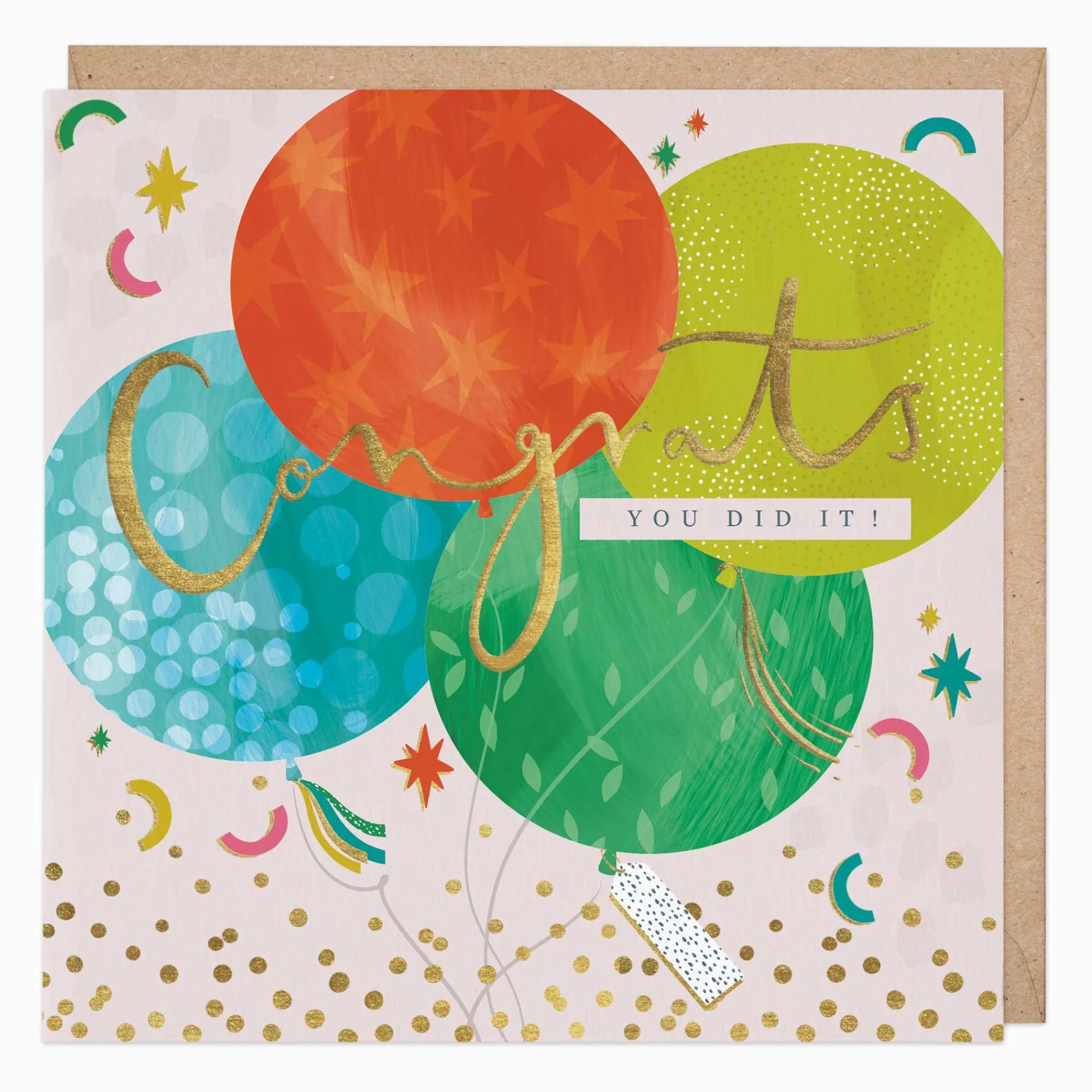 Congratulations|Celebration*Whistlefish Big Balloon Congratulations Card