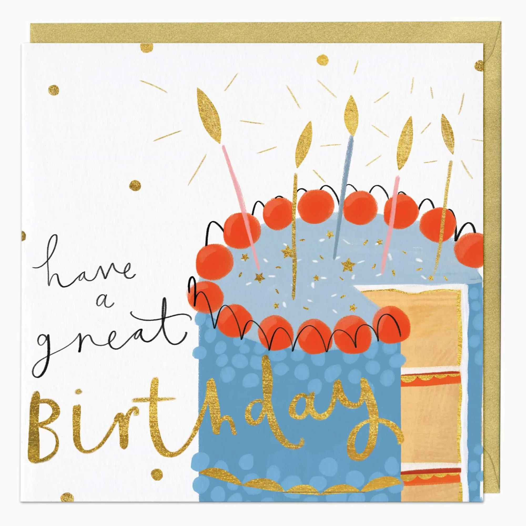 Birthday|For Him*Whistlefish Big Cake Birthday Card