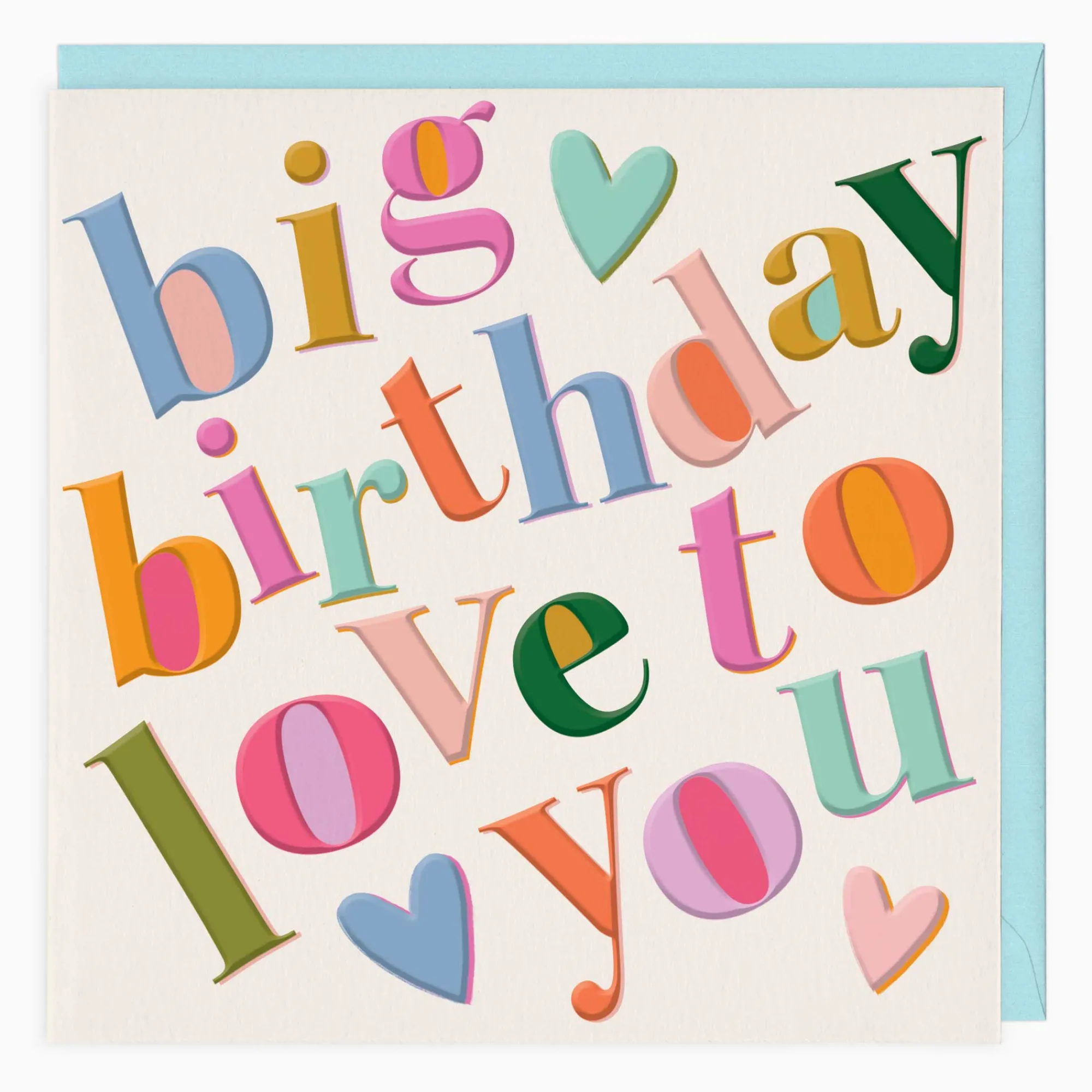 Birthday|For Her*Whistlefish Big Love Birthday Card