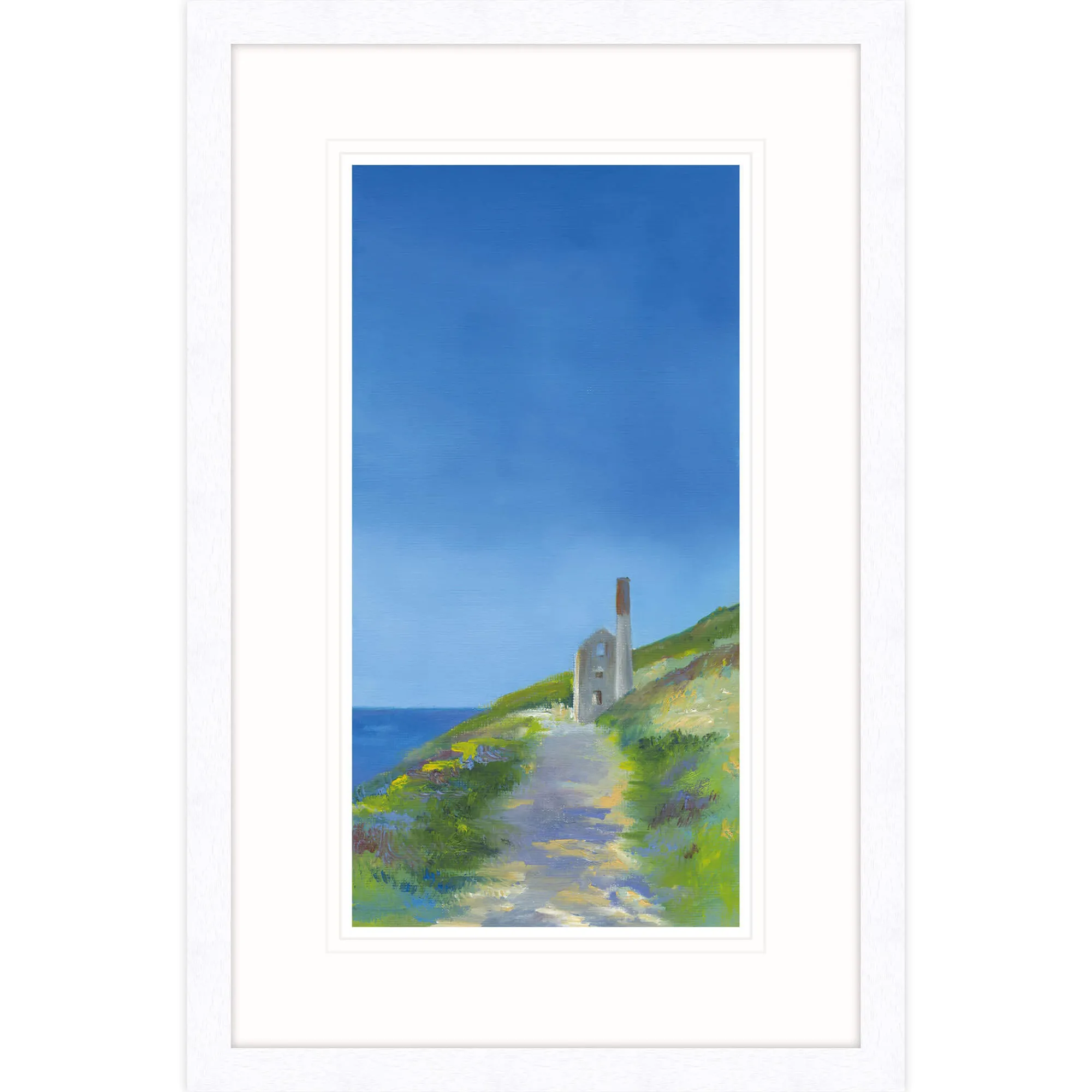 Coastal Scenes|Framed Prints*Whistlefish Big Skies, Tin Mine Framed Print