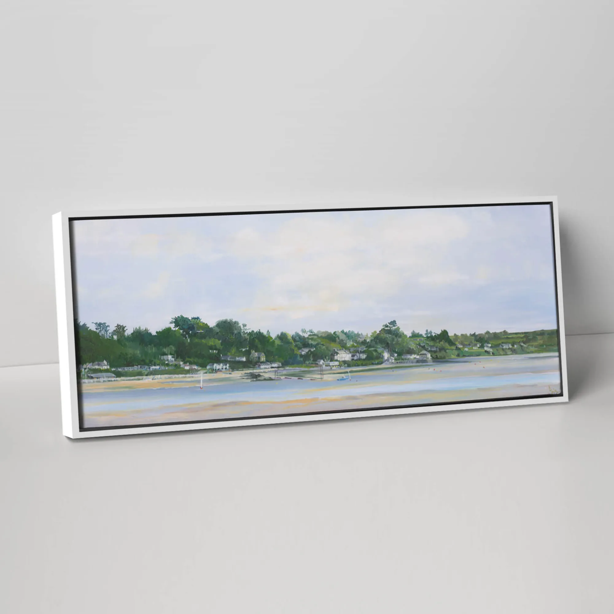 Coastal Scenes|Framed Canvas*Whistlefish Big Sky Over Little Rock Framed Canvas